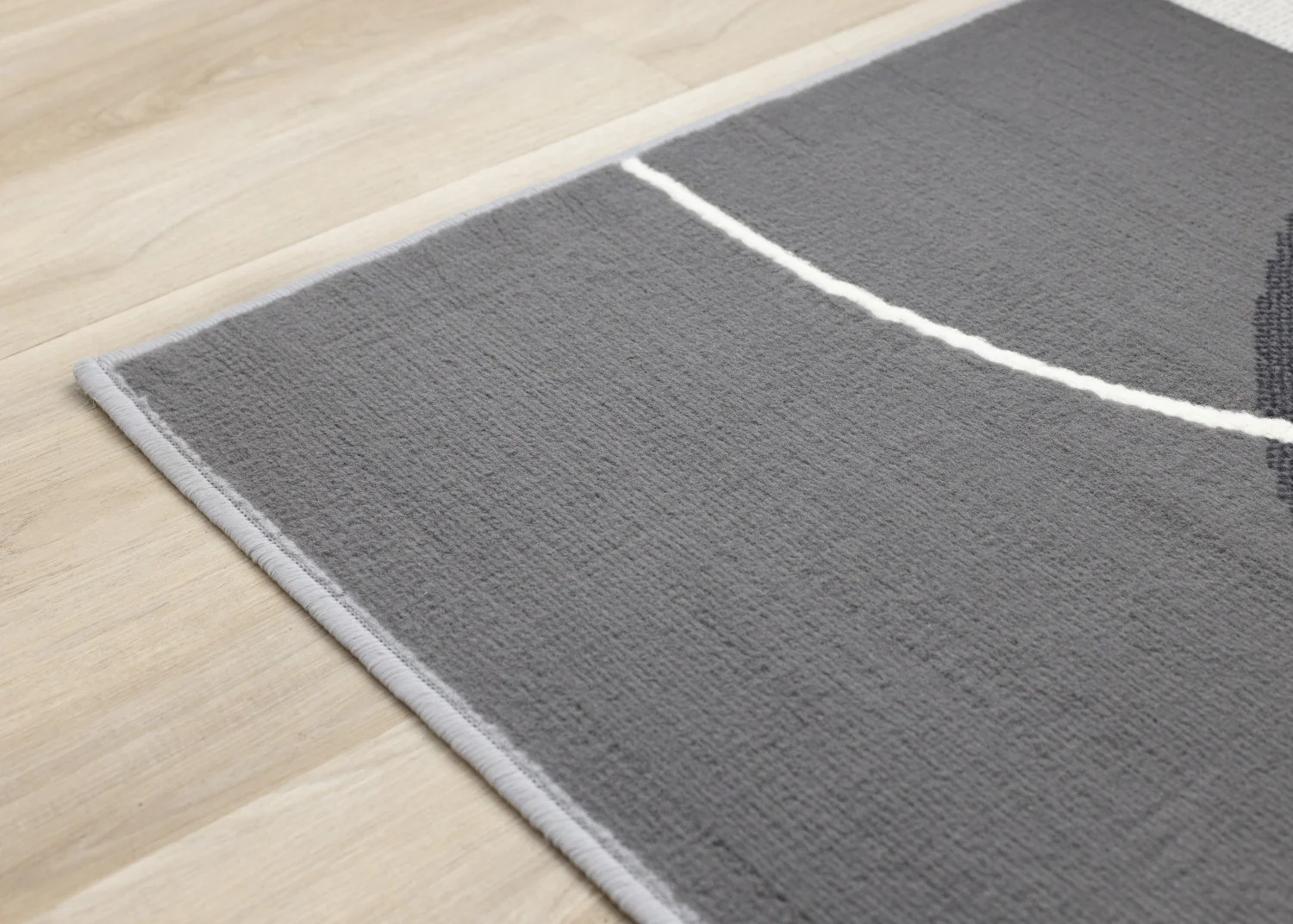 Functional Contemporary Area Rug - 5' X 8' - Grey - Image 12