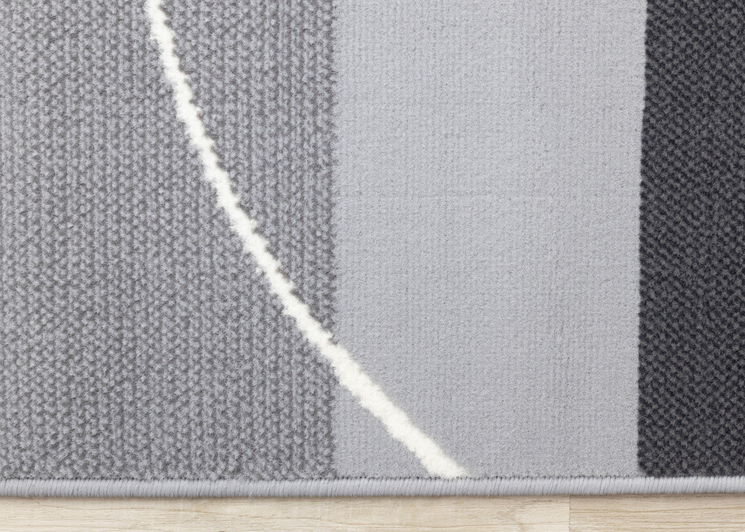Functional Contemporary Area Rug - 8' X 11' - Grey - Image 9