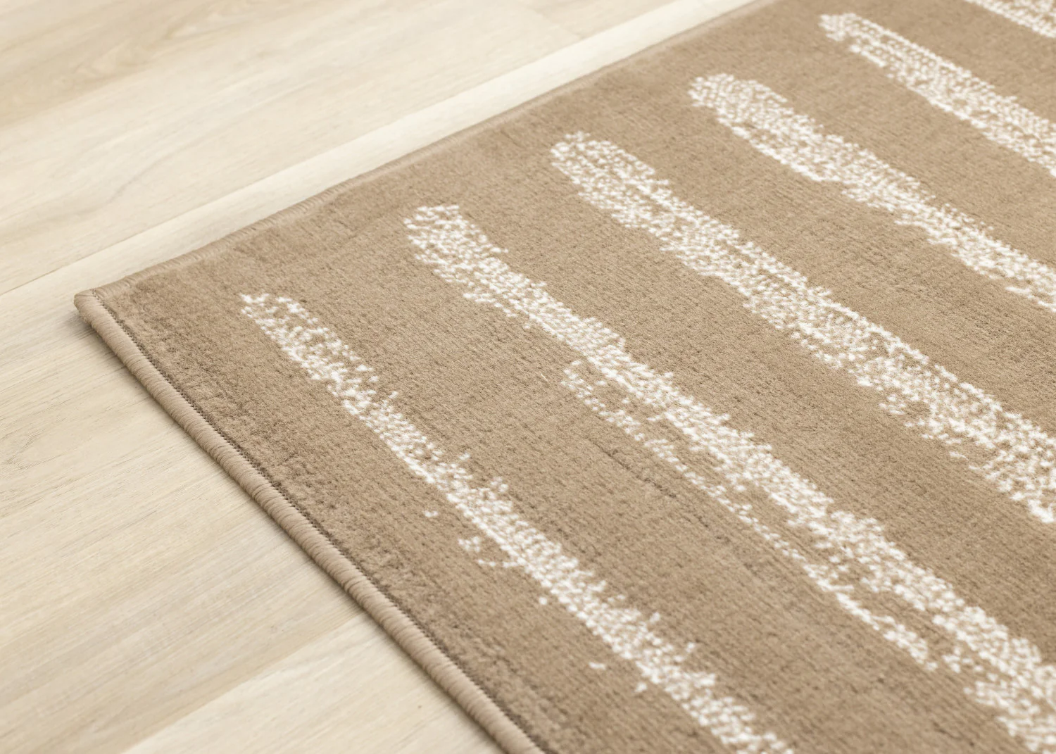 Functional Contemporary Lines Area Rug - 7' X 10' - Brown/Cream - Image 12