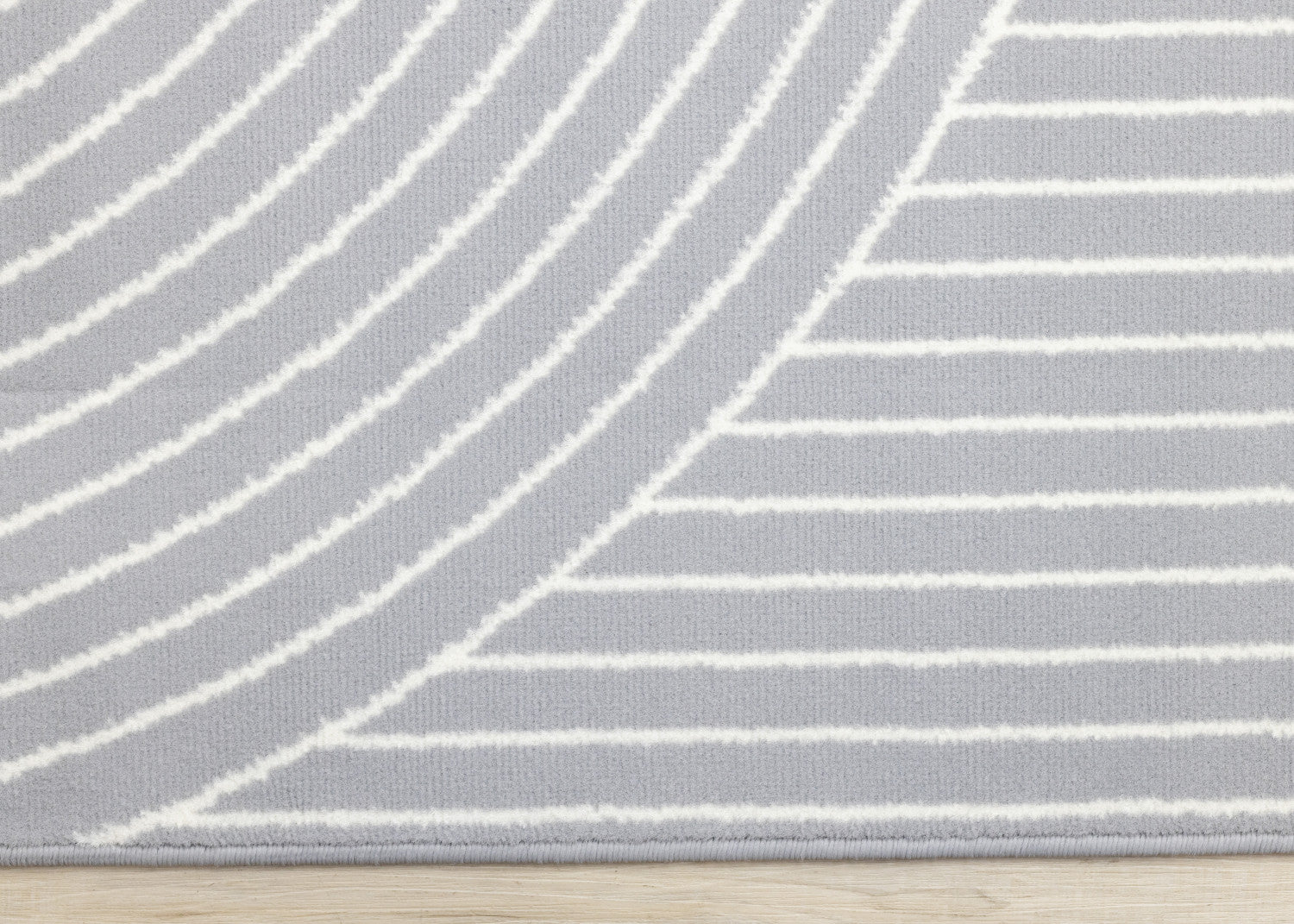 Functional Modern Arches Area Rug - 8' X 11' - Grey/White - Image 9