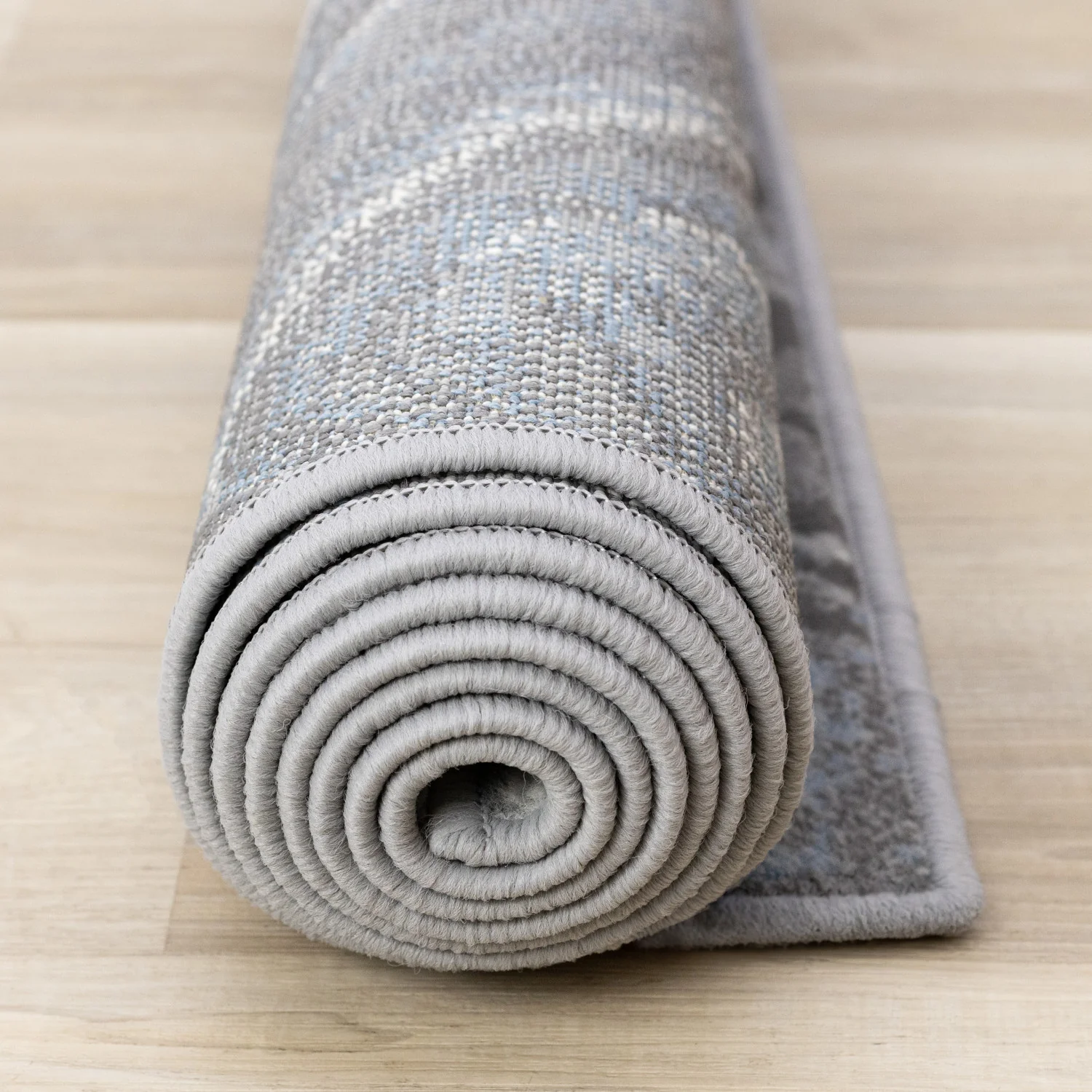Functional Modern Area Rug - 7' X 10' - Blue/Grey - Image 13