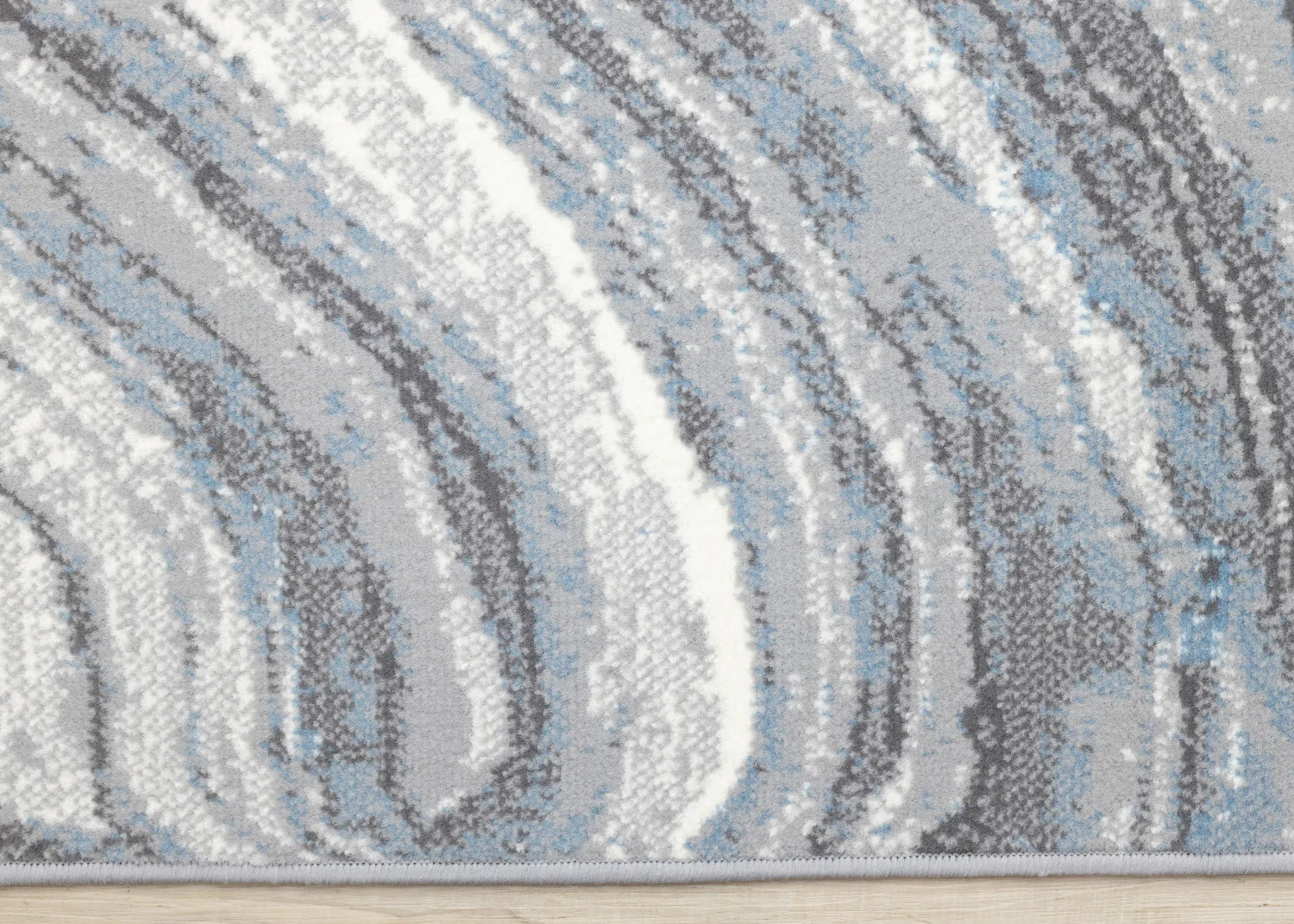 Functional Modern Area Rug - 8' X 11' - Blue/Grey - Image 9