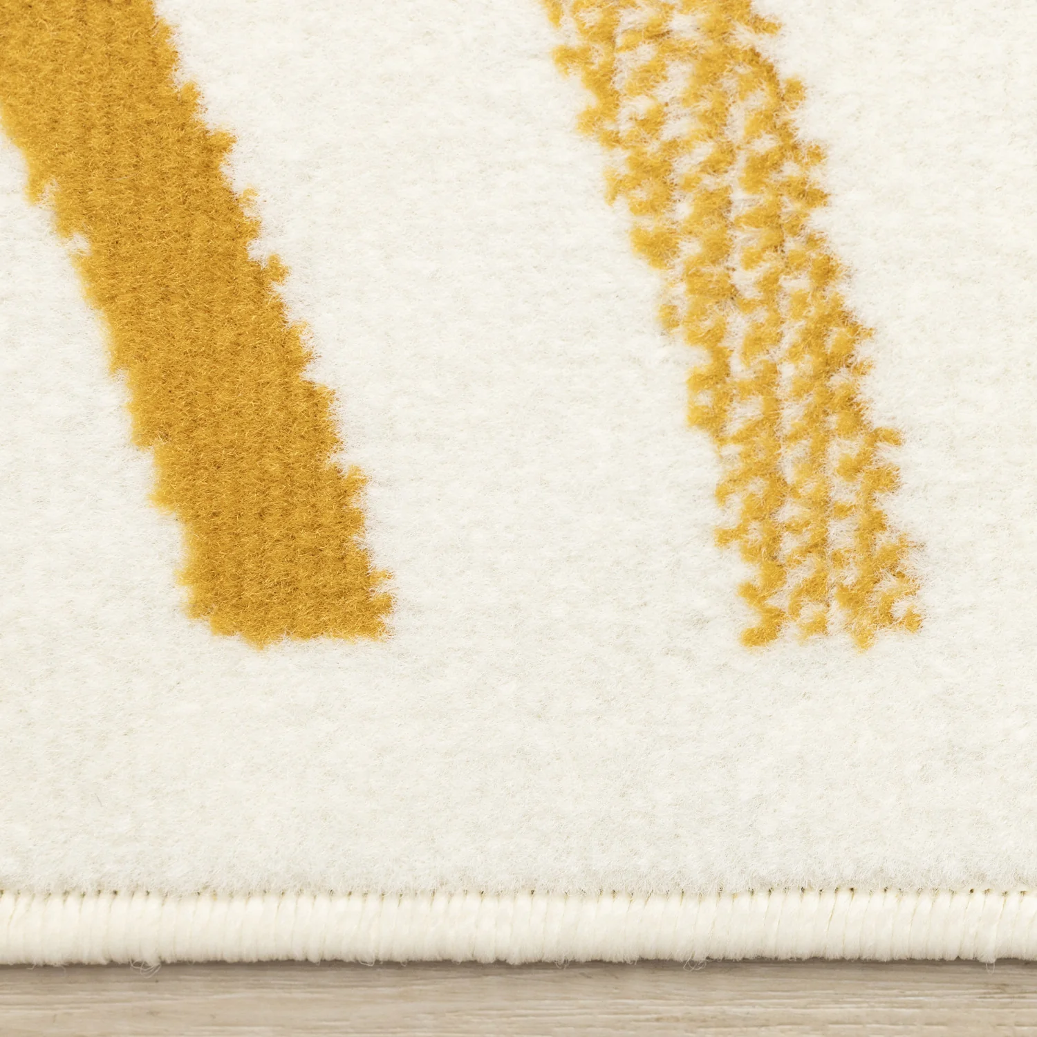 Functional Modern Curves Area Rug - 7' X 10' - Cream/Yellow - Image 10
