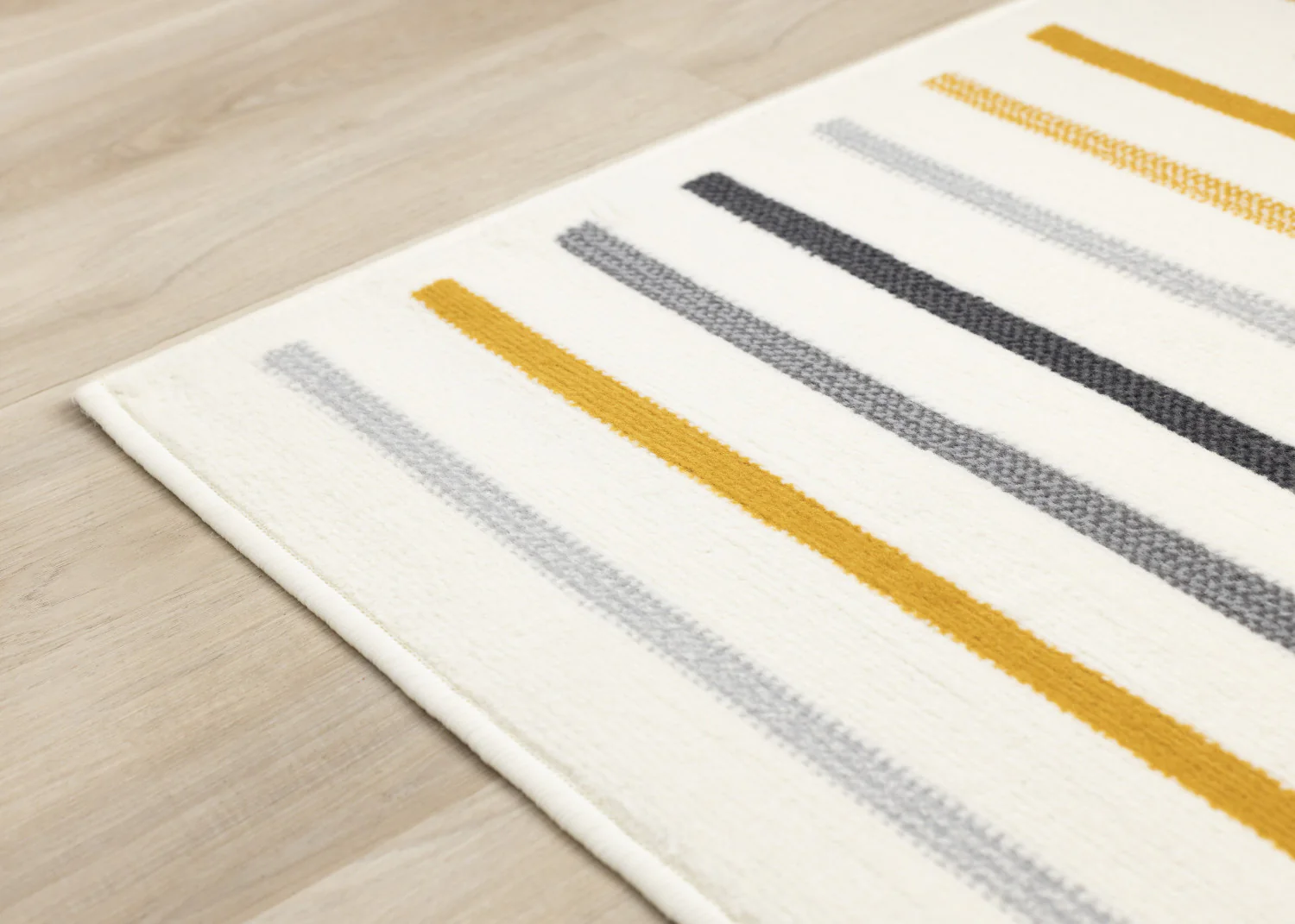 Functional Modern Curves Area Rug - 8' X 11' - Cream/Yellow - Image 12