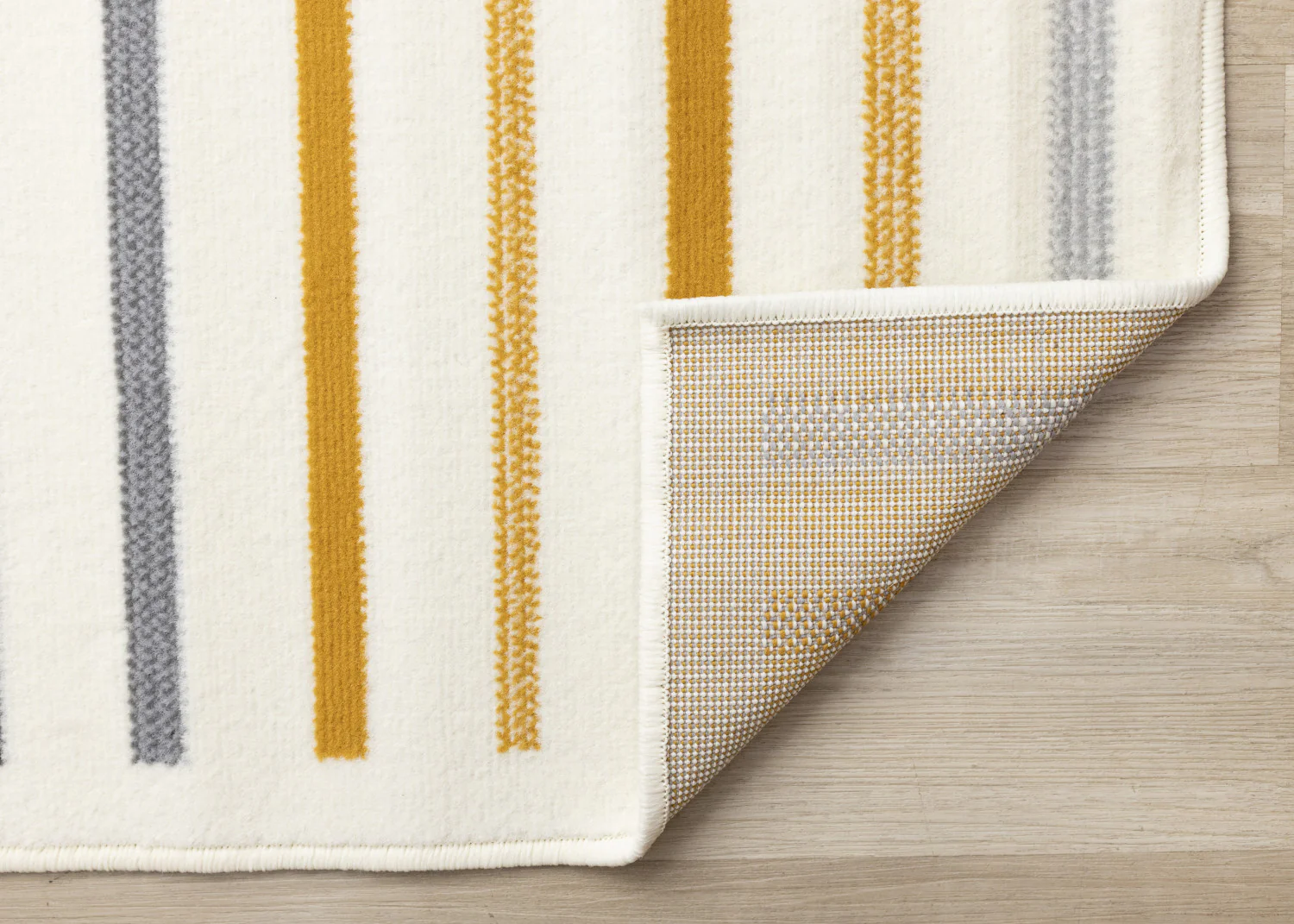 Functional Modern Curves Area Rug - 8' X 11' - Cream/Yellow - Image 7