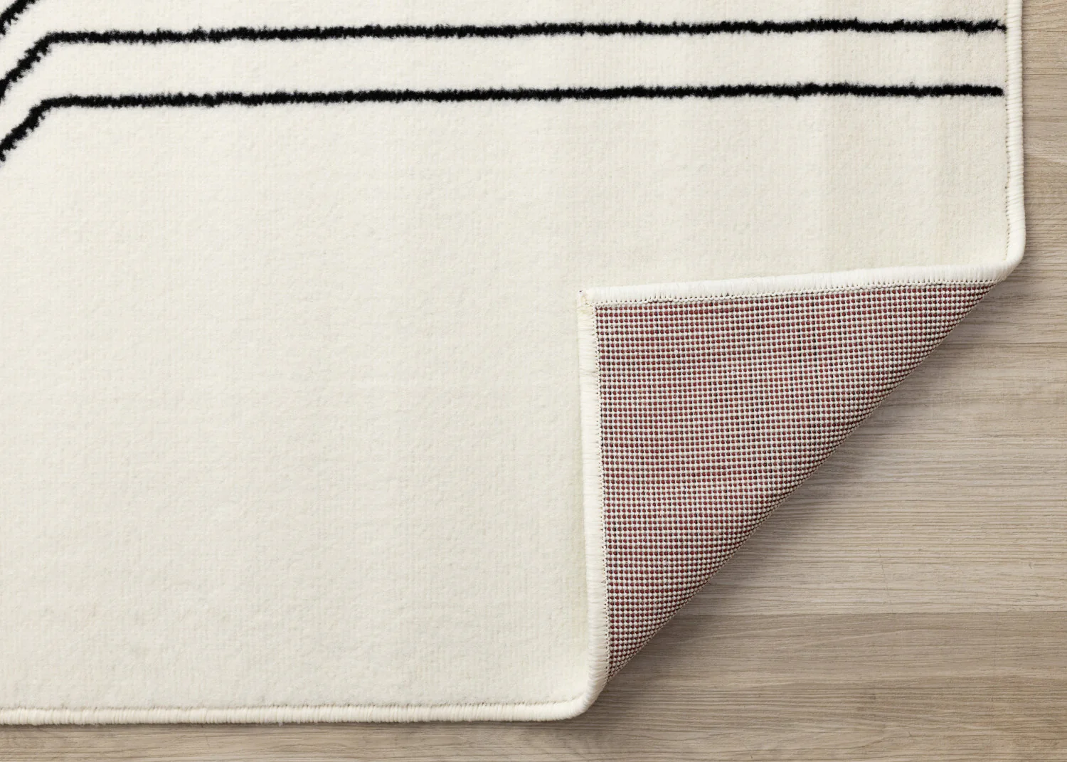 Functional Modern Soundwaves Area Rug - 5' X 8' - White/Black - Image 7
