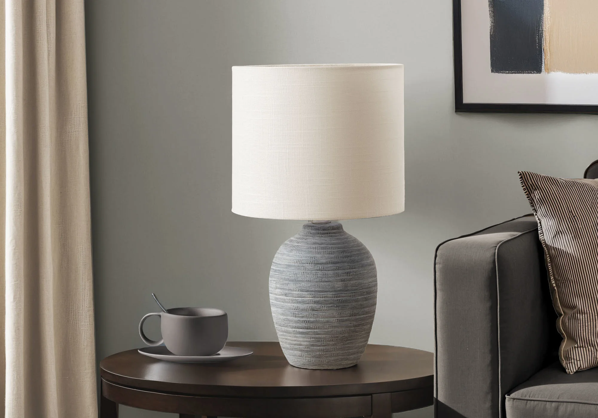 Fynn Table Lamp - Grey - Image 2