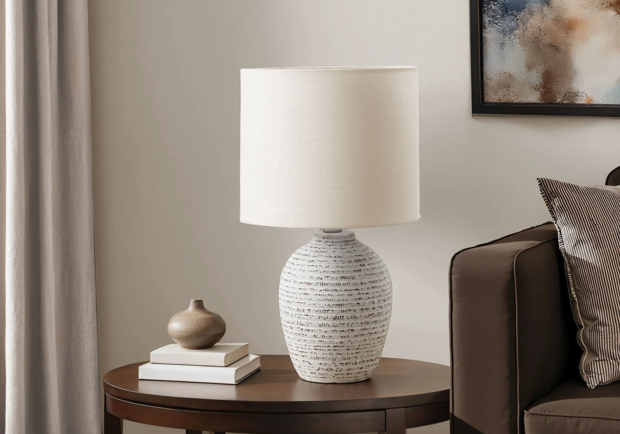 Fynn Table Lamp - Ivory - Image 2