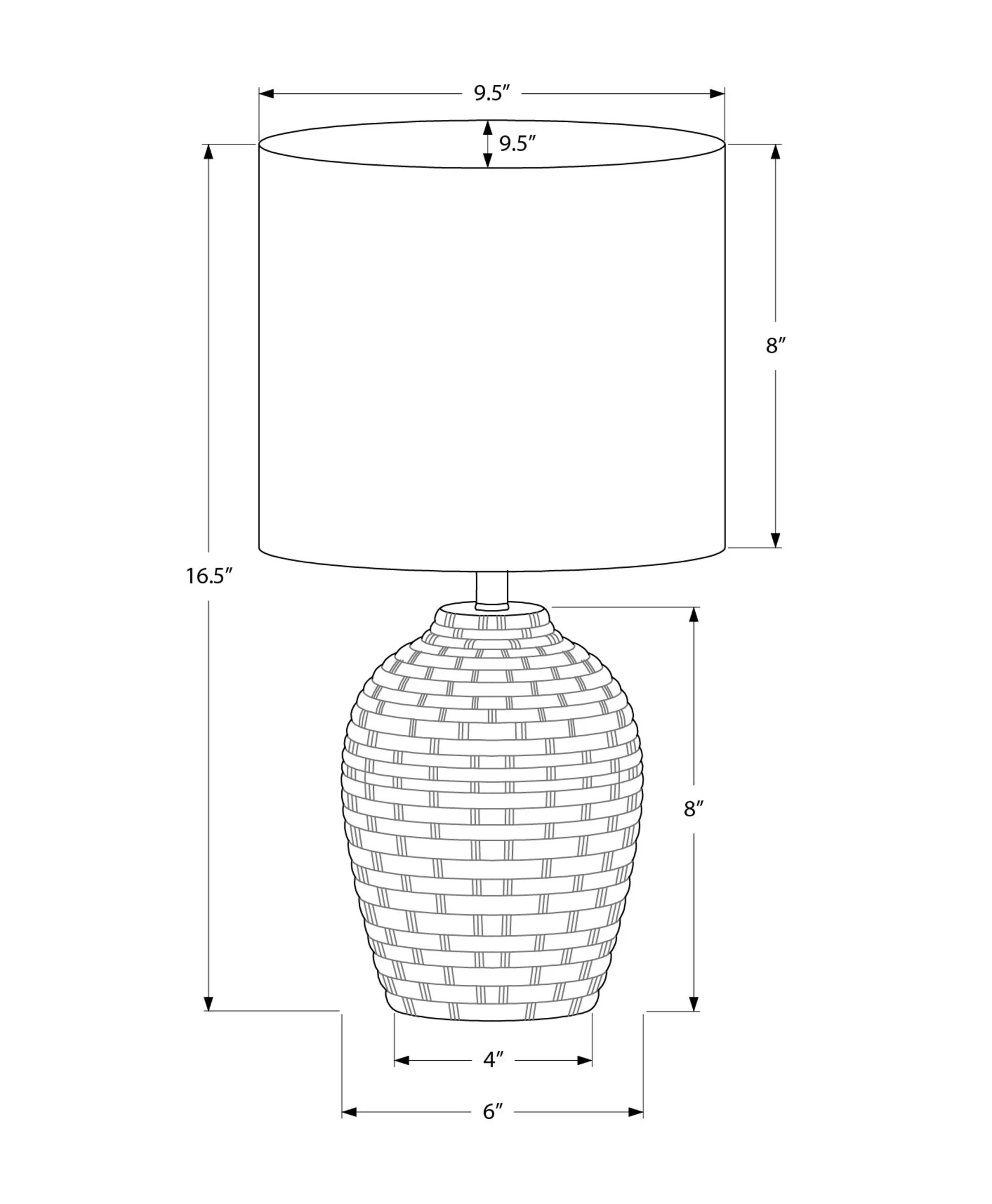 Fynn Table Lamp - Ivory - Image 3