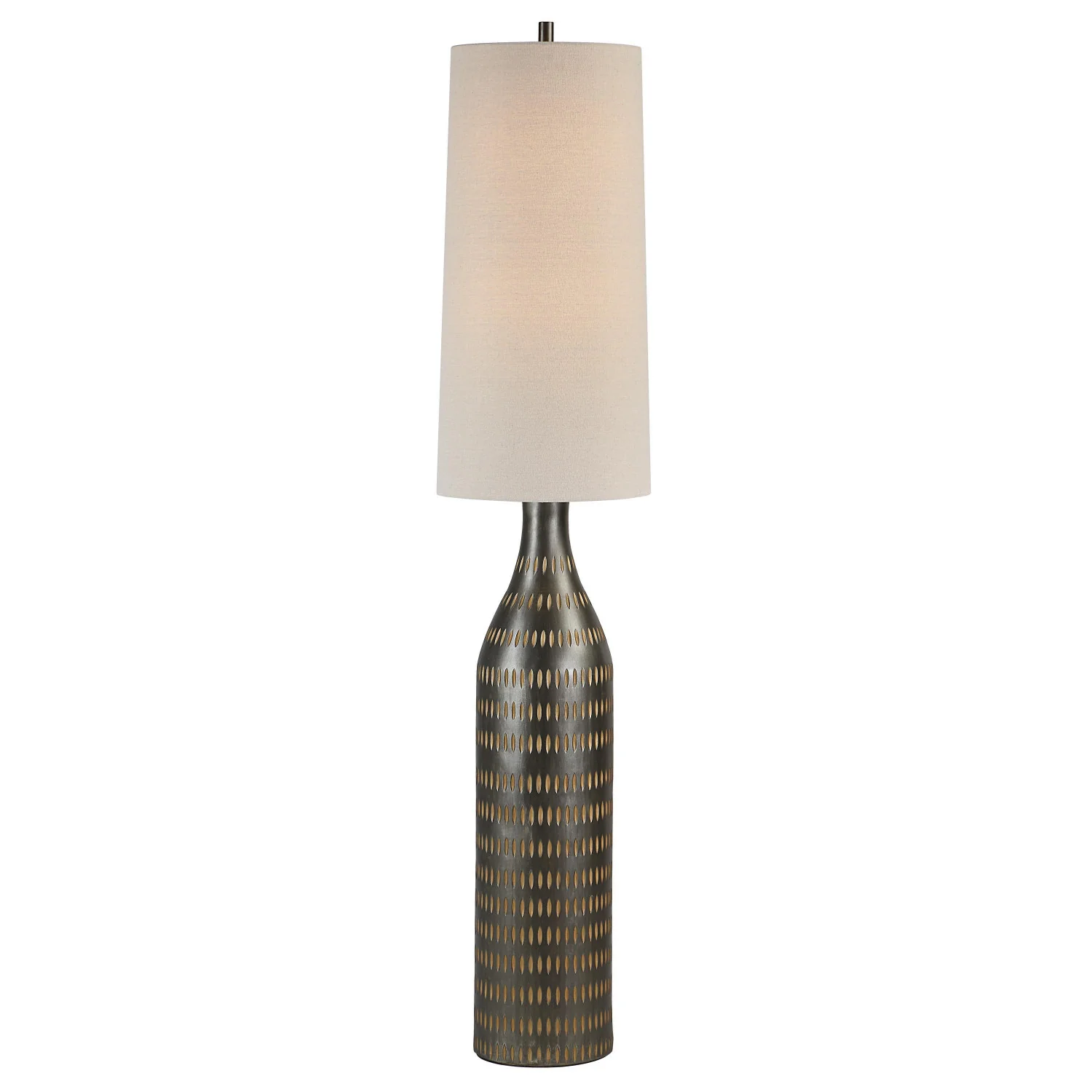 Galen Floor Lamp - Dark Brown - Image 3