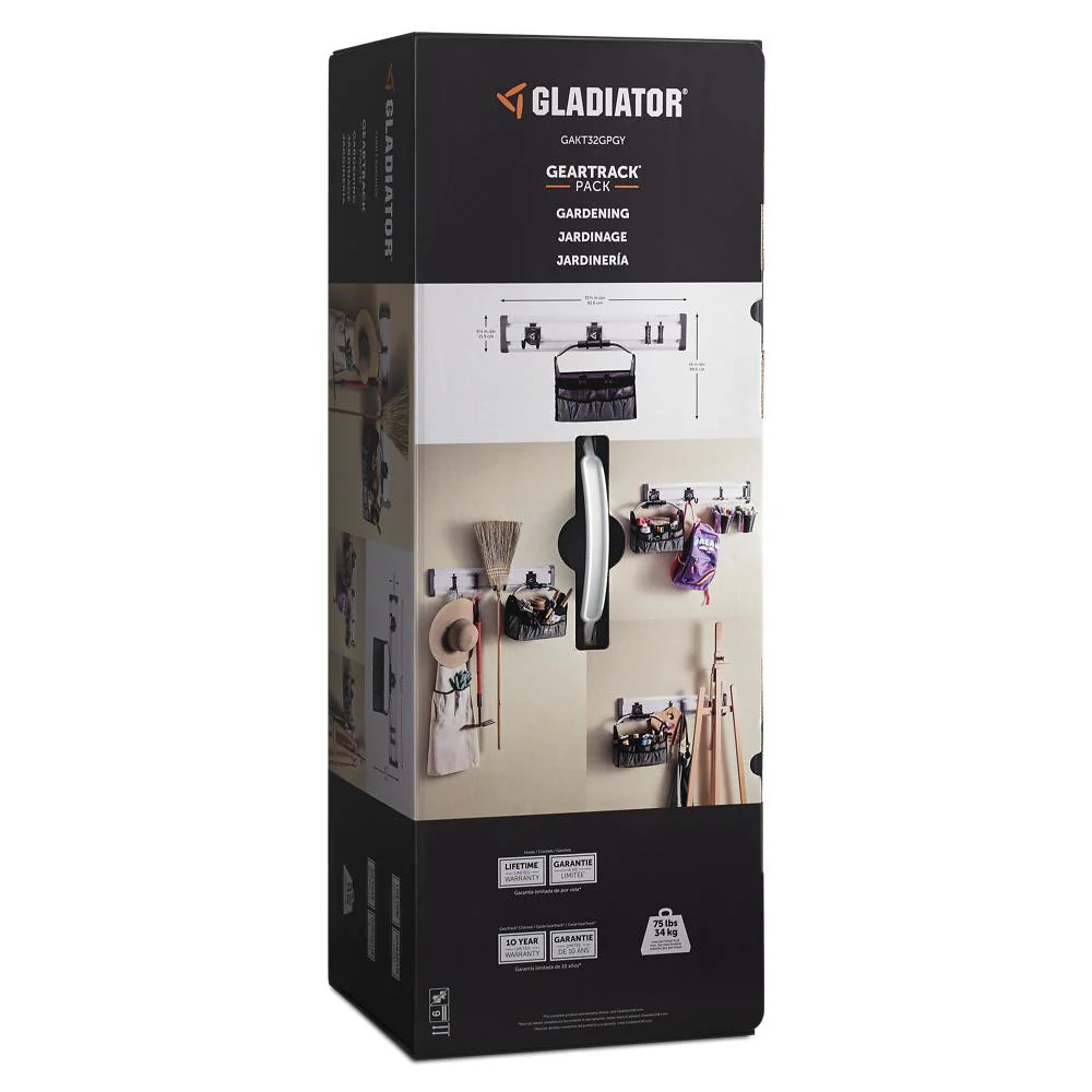 Gardening Geartrack® Pack - Light Gray Wall Accessory - Image 2