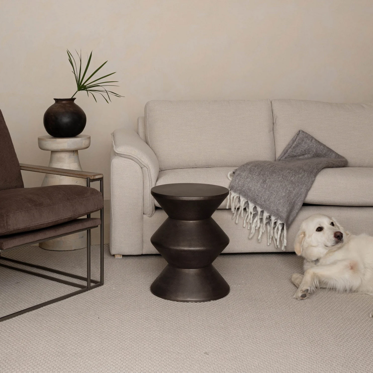 Gavrin Inverted Side Table - Bronze - Image 11