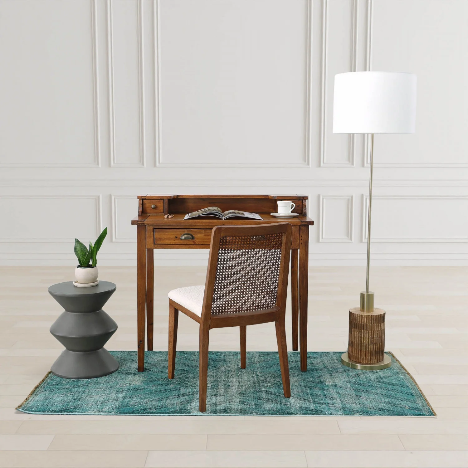 Gavrin Inverted Side Table - Dark Grey - Image 5