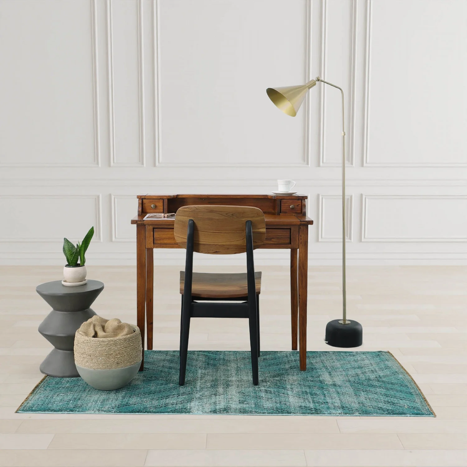 Gavrin Inverted Side Table - Dark Grey - Image 6