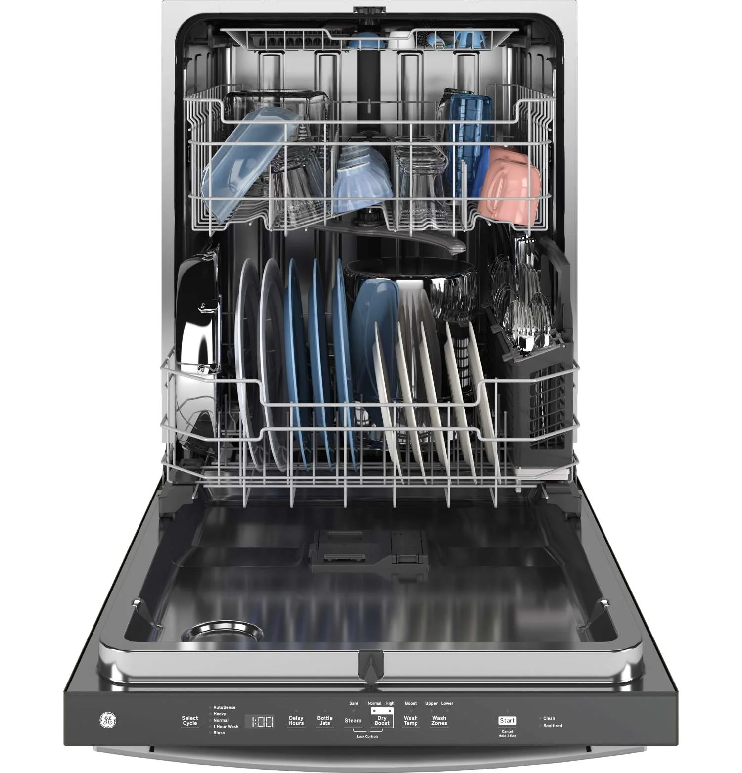 GE 24" Fingerprint Resistant Stainless Steel Top Control Dishwasher with Stainless Steel Interior and Third Rack - GDT670SYVFS - Image 5
