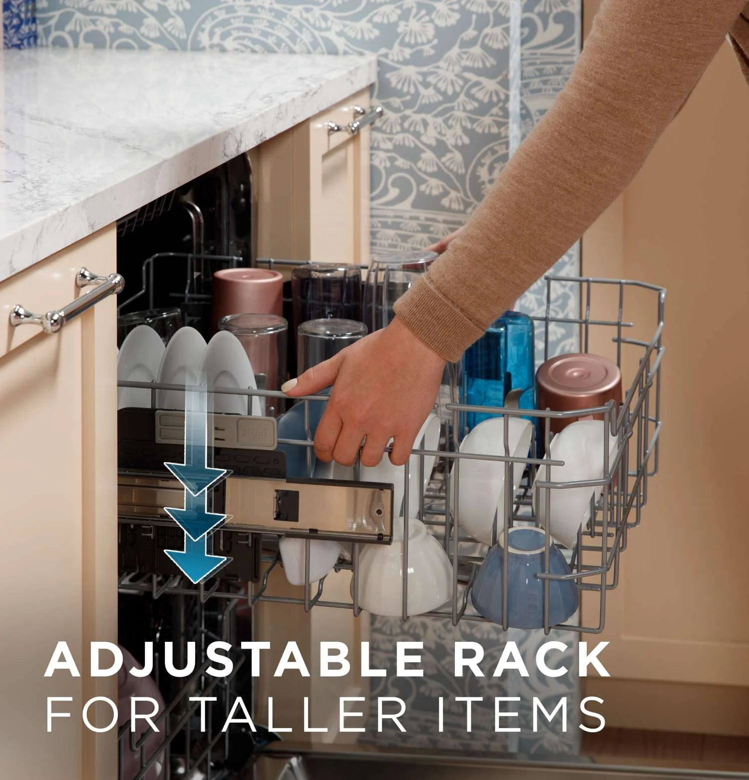 GE 24" Fingerprint Resistant Stainless Steel Top Control Dishwasher with Stainless Steel Interior and Third Rack - GDT670SYVFS - Image 8