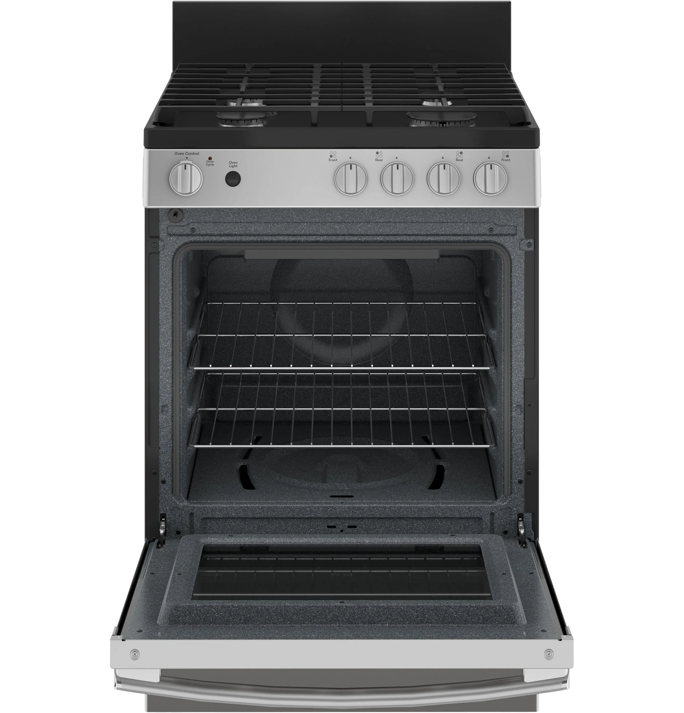 GE 24" Stainless Steel Freestanding Gas Range (2.9 Cu. Ft.) - JCGAS640RMSS - Image 4