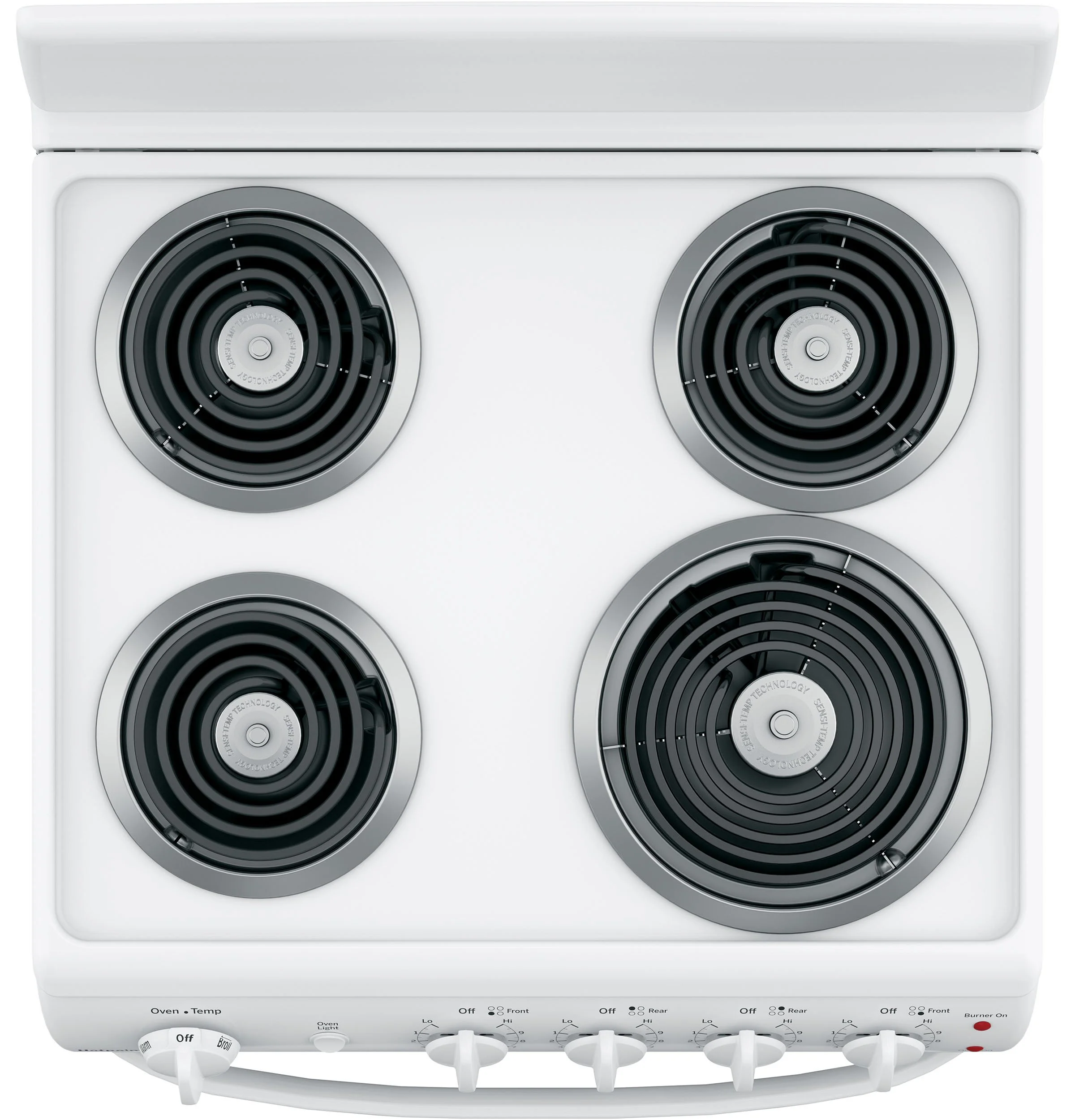 GE 24" White Freestanding Electric Range (2.9 Cu. Ft.) - JCAS300DMWW - Image 4