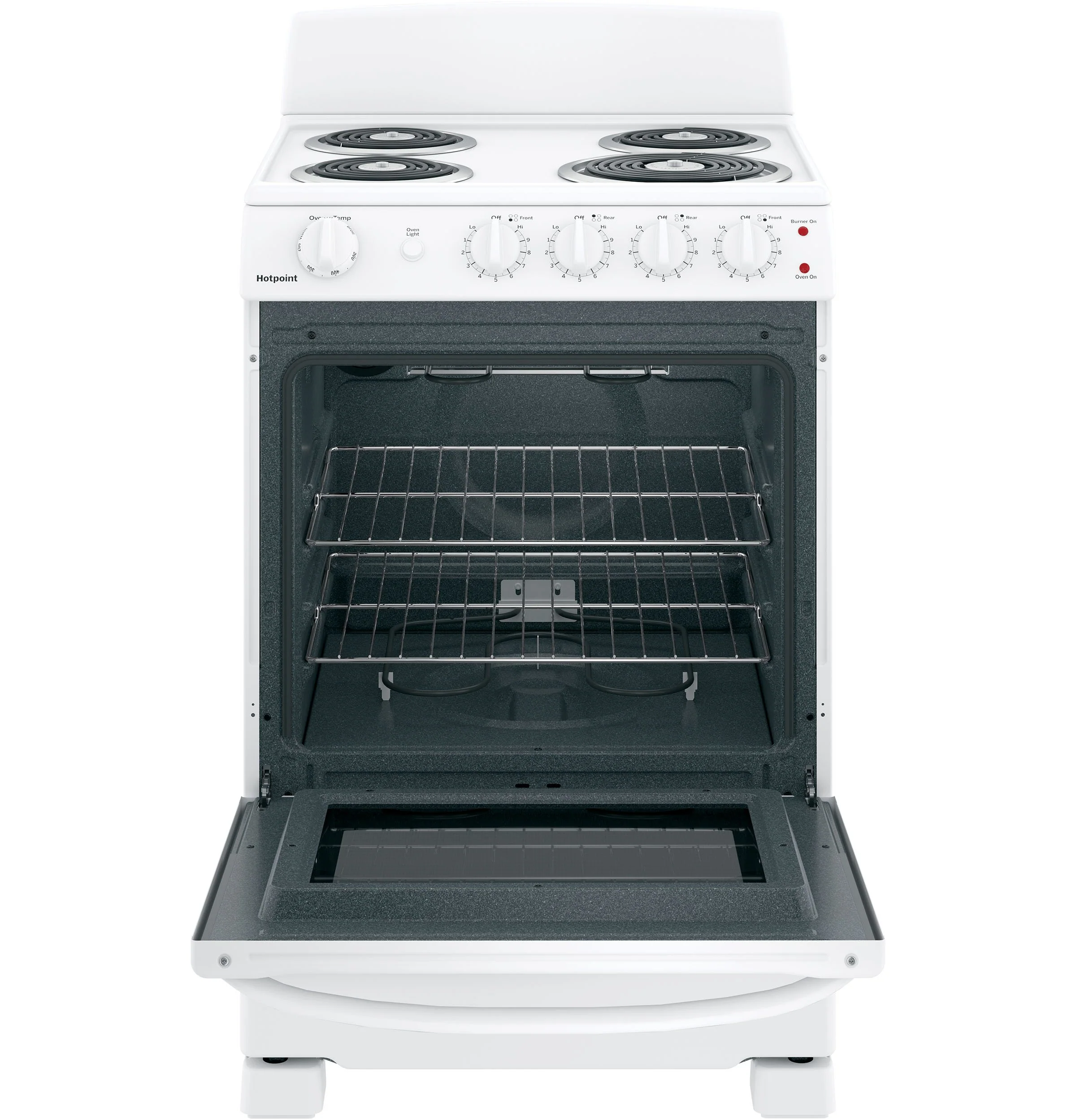 GE 24" White Freestanding Electric Range (2.9 Cu. Ft.) - JCAS300DMWW - Image 8