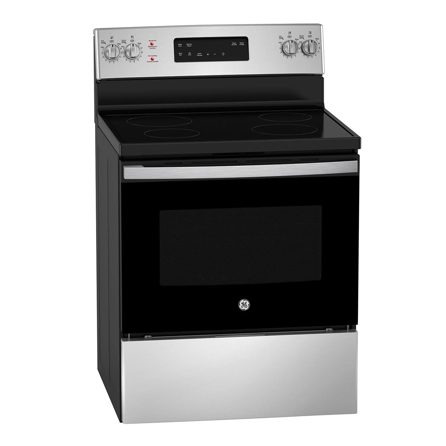 GE 30" Stainless Steel Freestanding Electric Range (5.0 Cu.Ft) - JCB630SVSS - Image 2