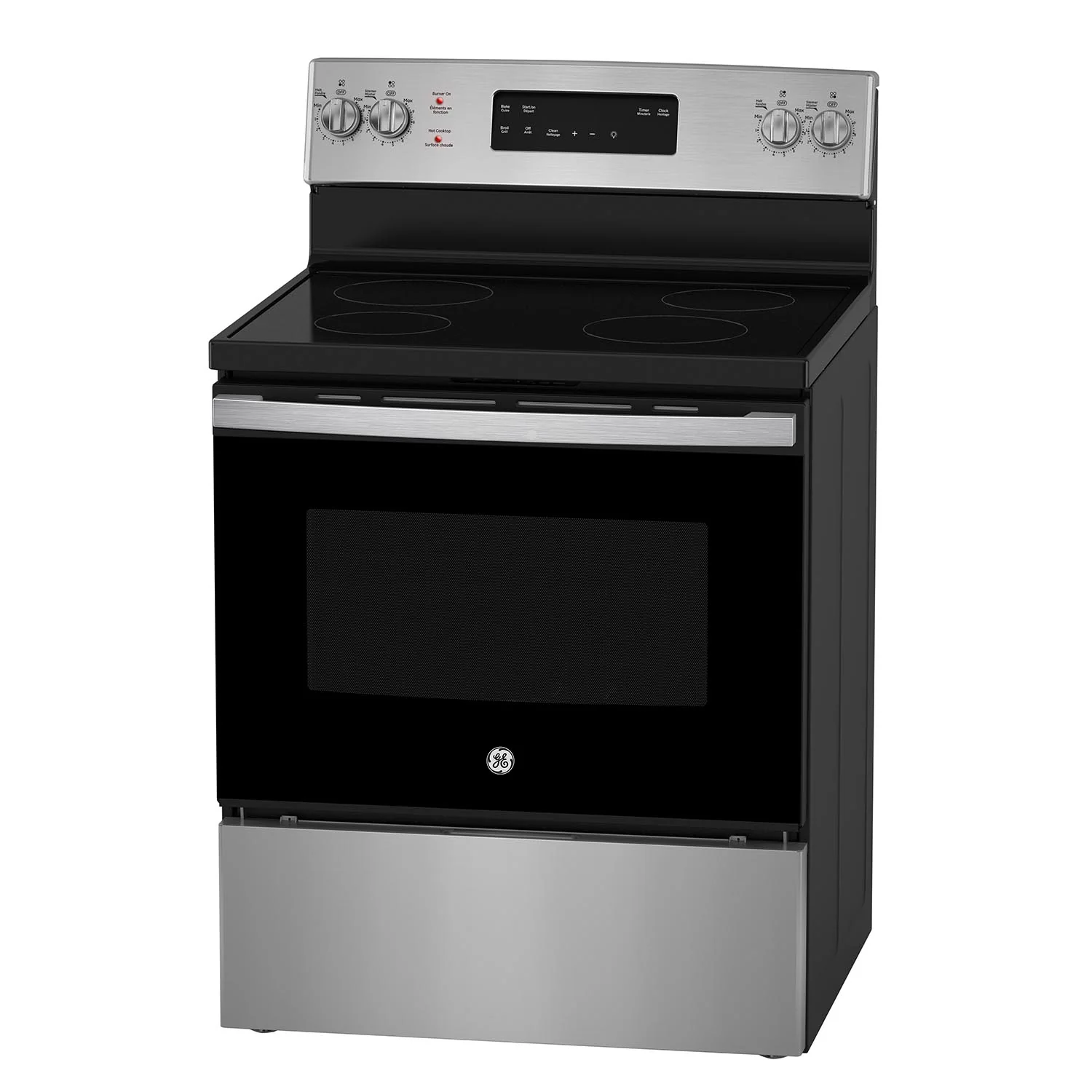 GE 30" Stainless Steel Freestanding Electric Range (5.0 Cu.Ft) - JCB630SVSS - Image 3