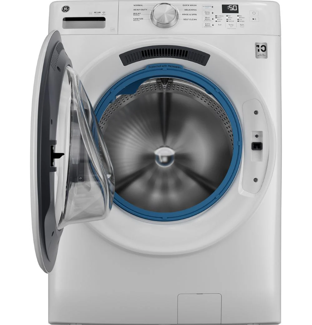 GE 5.3 cu. ft. (IEC) Capacity Front Load Washer with UltraFresh Vent System White - GFW350SSYWW - Image 5