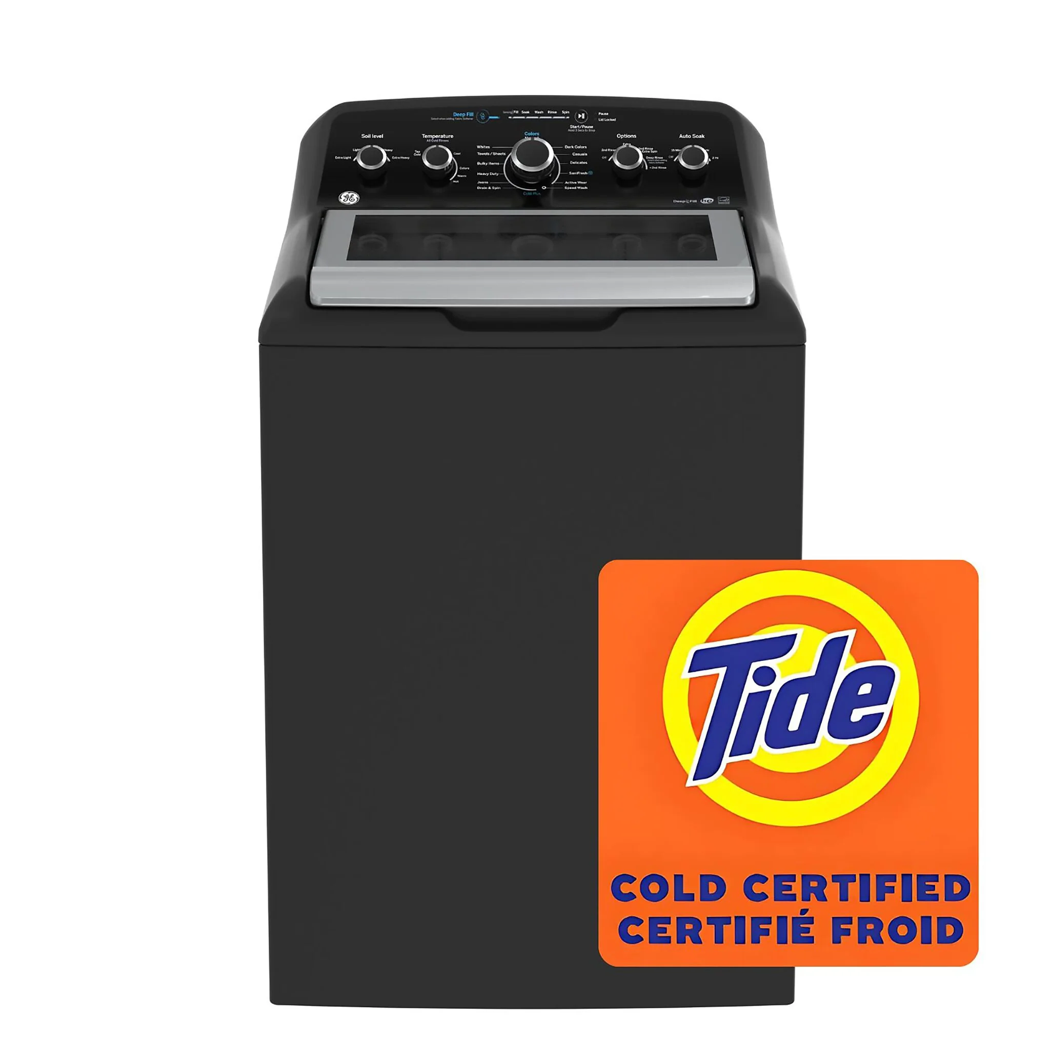 GE Diamond Grey Top Load Washer (4.9 Cu. Ft.) & Electric Dryer with SaniFresh Cycle (7.2 cu.ft.) - GTW491BMRDG/GTD49EBMRDG - Image 3