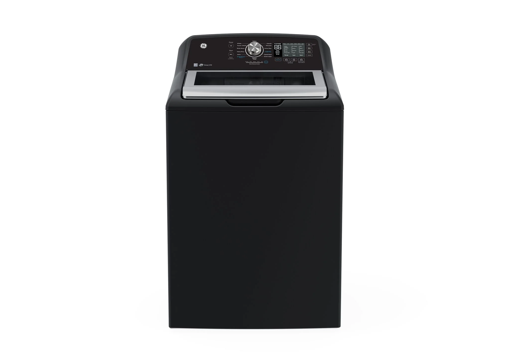 GE Diamond Grey Top Load Washer ( 5.3 Cu. Ft.) & Electric Dryer with SaniFresh Cycle (7.2 cu.ft.) - GTW681BMRDG/GTD49EBMRDG - Image 2