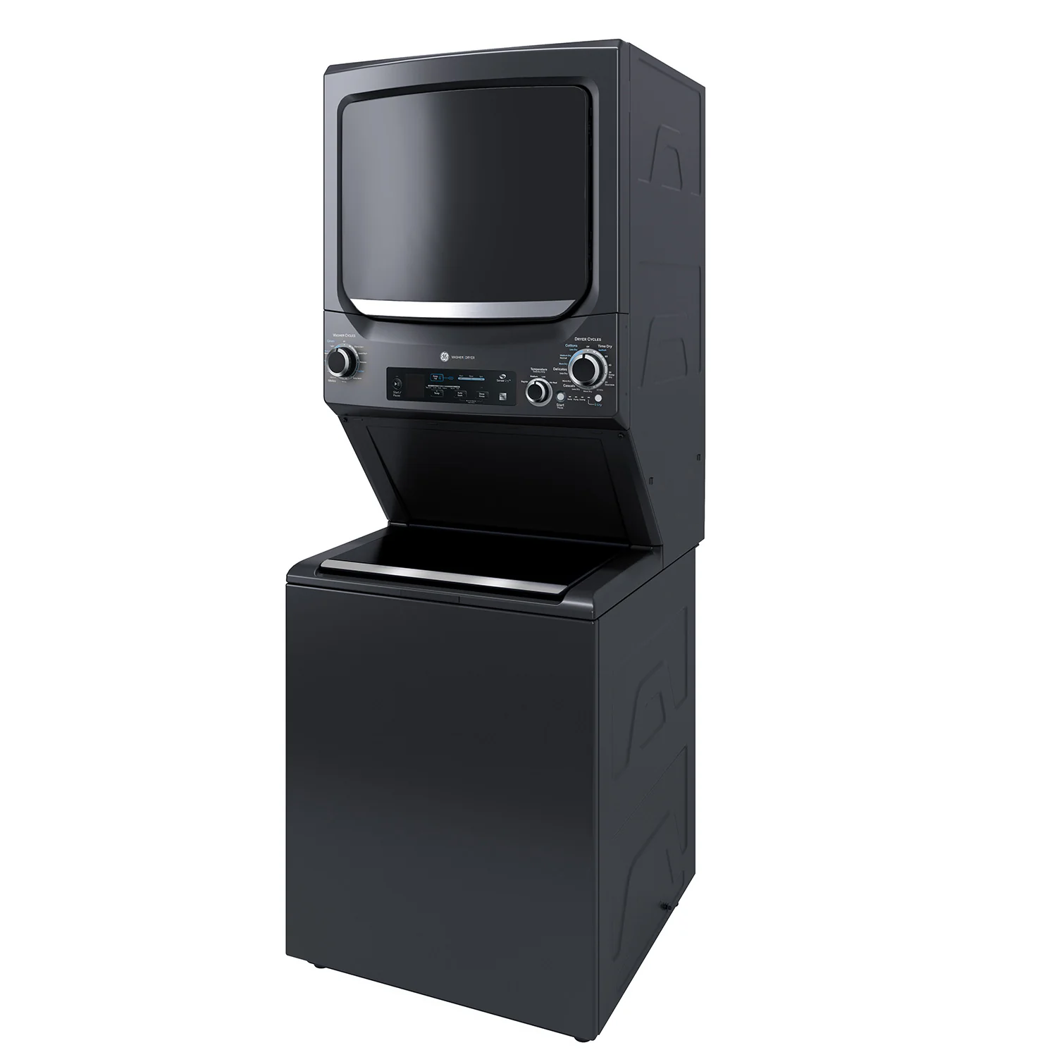 GE Diamond Grey Unitized Spacemaker (10.4 Cu. Ft.) - GUD57EEMTDG - Image 3