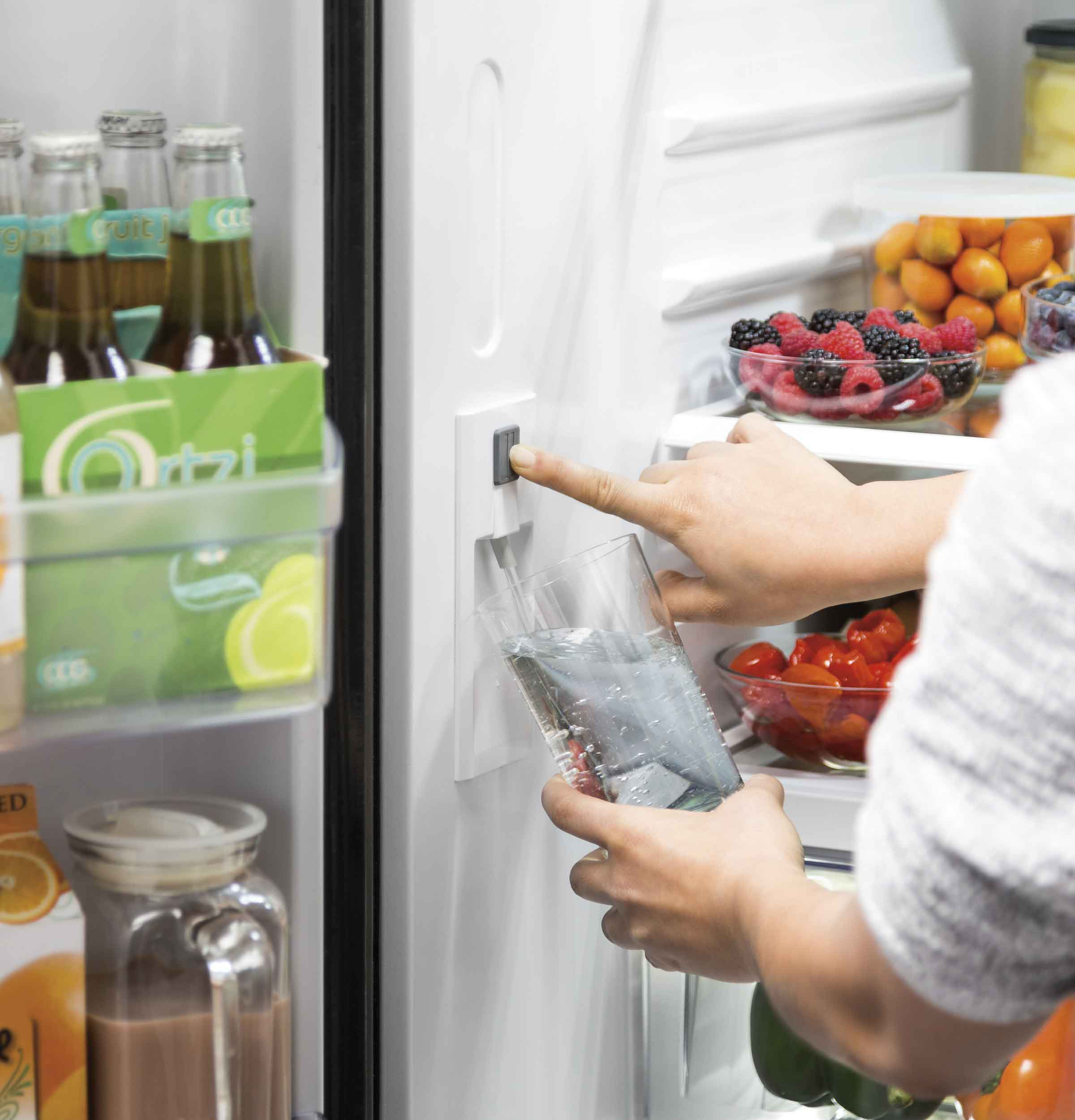 GE 35.75" 26.7 Cu. Ft. Fingerprint Resistant Stainlees Steel French Door Refrigerator - GNE27JYMFS - Image 8