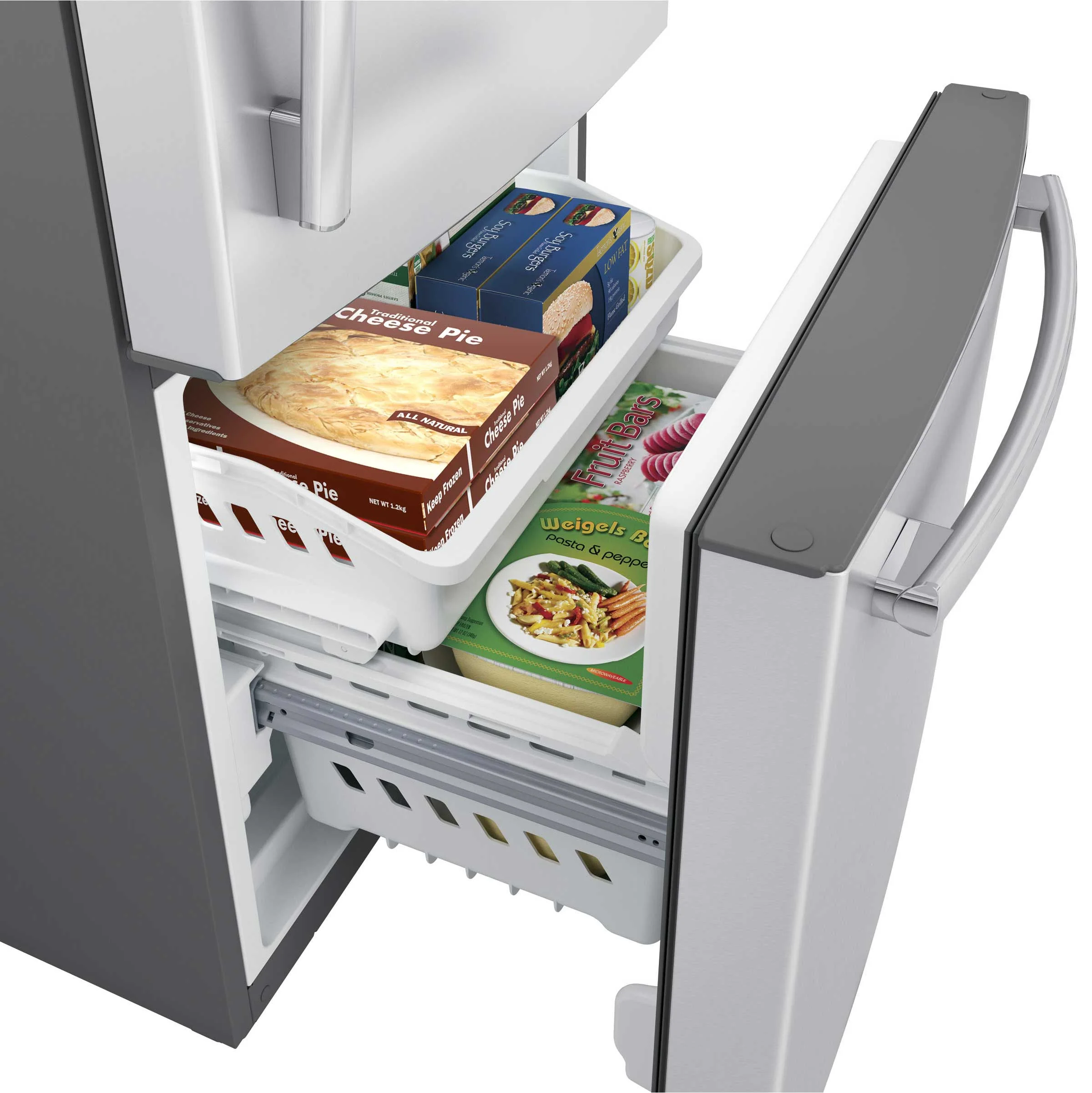 GE 30" 20.9 Cu. Ft. Fingerprint Resistant Stainless Bottom-Freezer Refrigerator - GDE21DYRKFS - Image 6