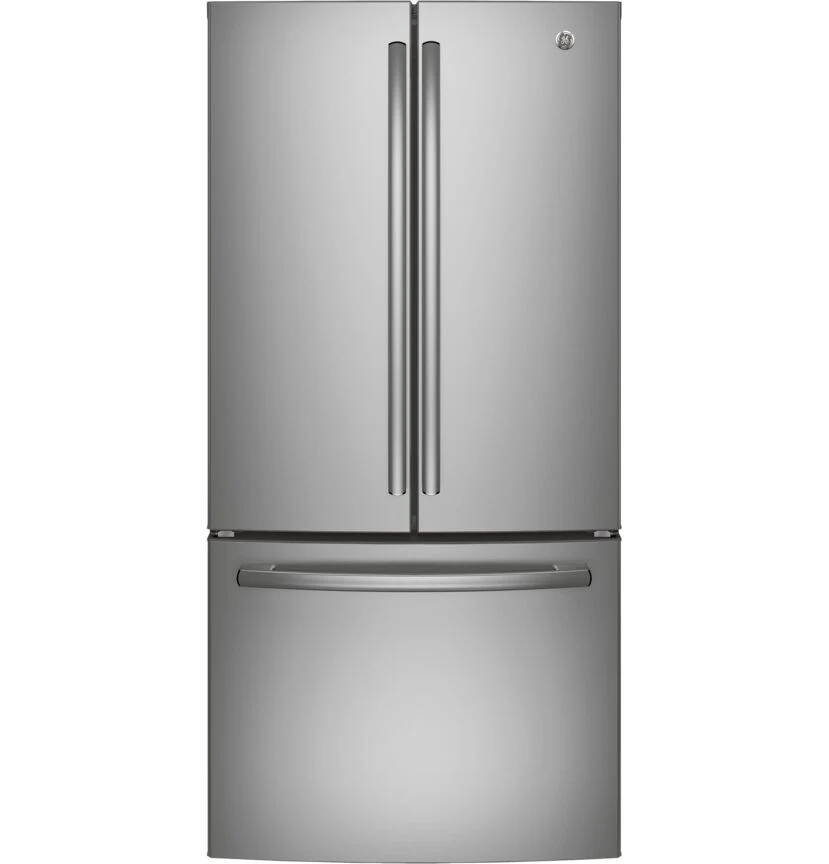 GE 33" 24.8 Cu. Ft. Fingerprint Resistant Stainless French Door Refrigerator - GNE25DYRKFS - Image 2