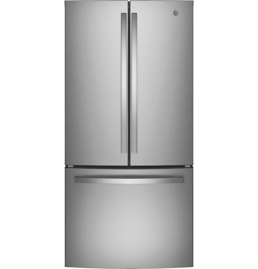 GE Fingerprint Resistant Stainless Kitchen Package with French Door Refrigerator, Electric Range & Built-In Dishwasher - Image 2