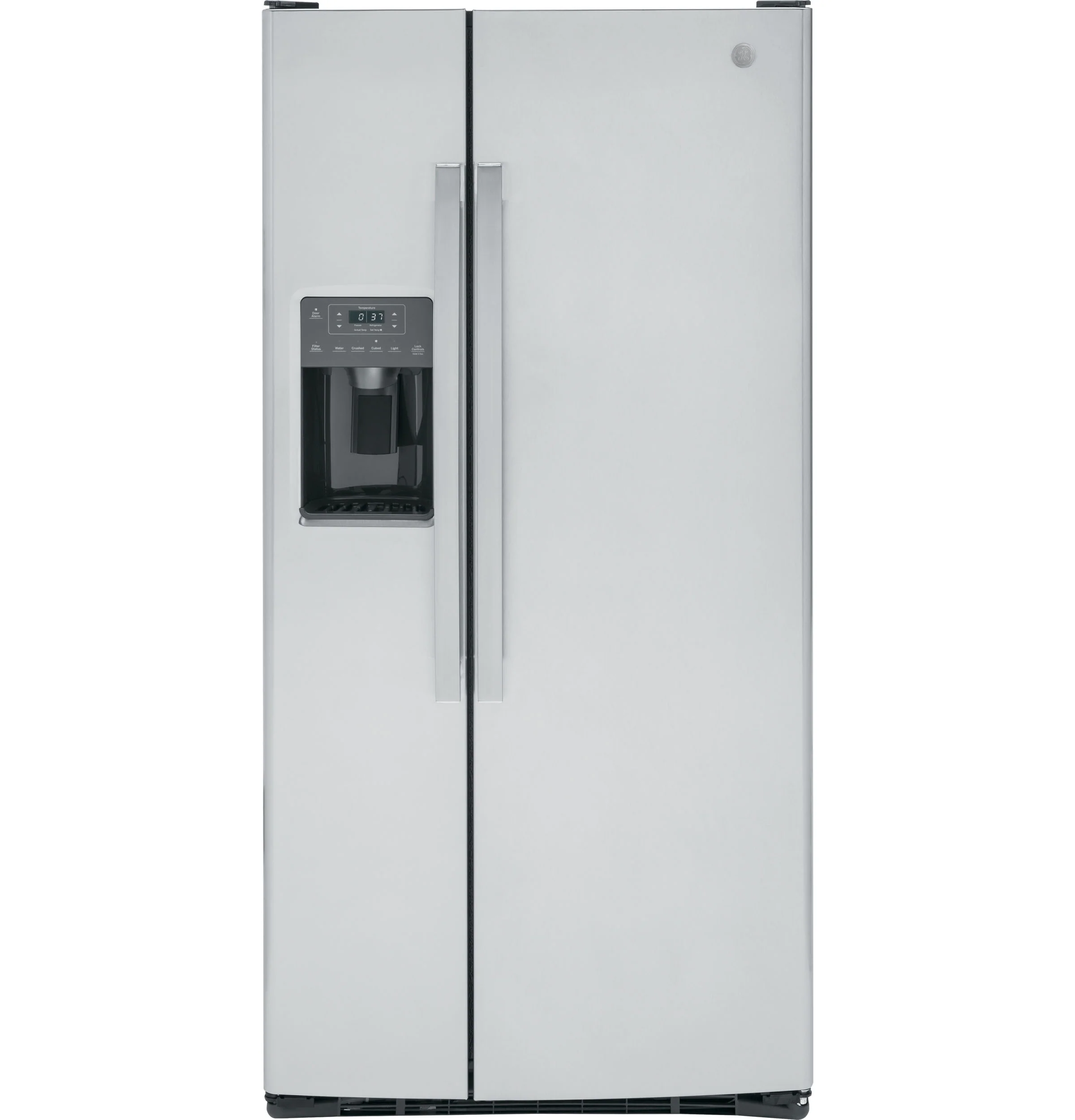 GE 33" 23 Cu. Ft. Fingerprint Stainless Steel Side-by-Side Refrigerator - GSS23GYPFS - Image 2