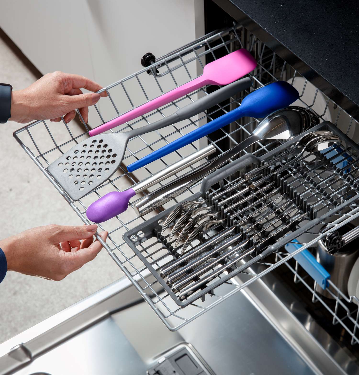 GE Profile 24" Fingerprint Resistant Stainless Smart Dishwasher with Stainless Steel Interior and Third Rack - PDP715SYVFS - Image 5