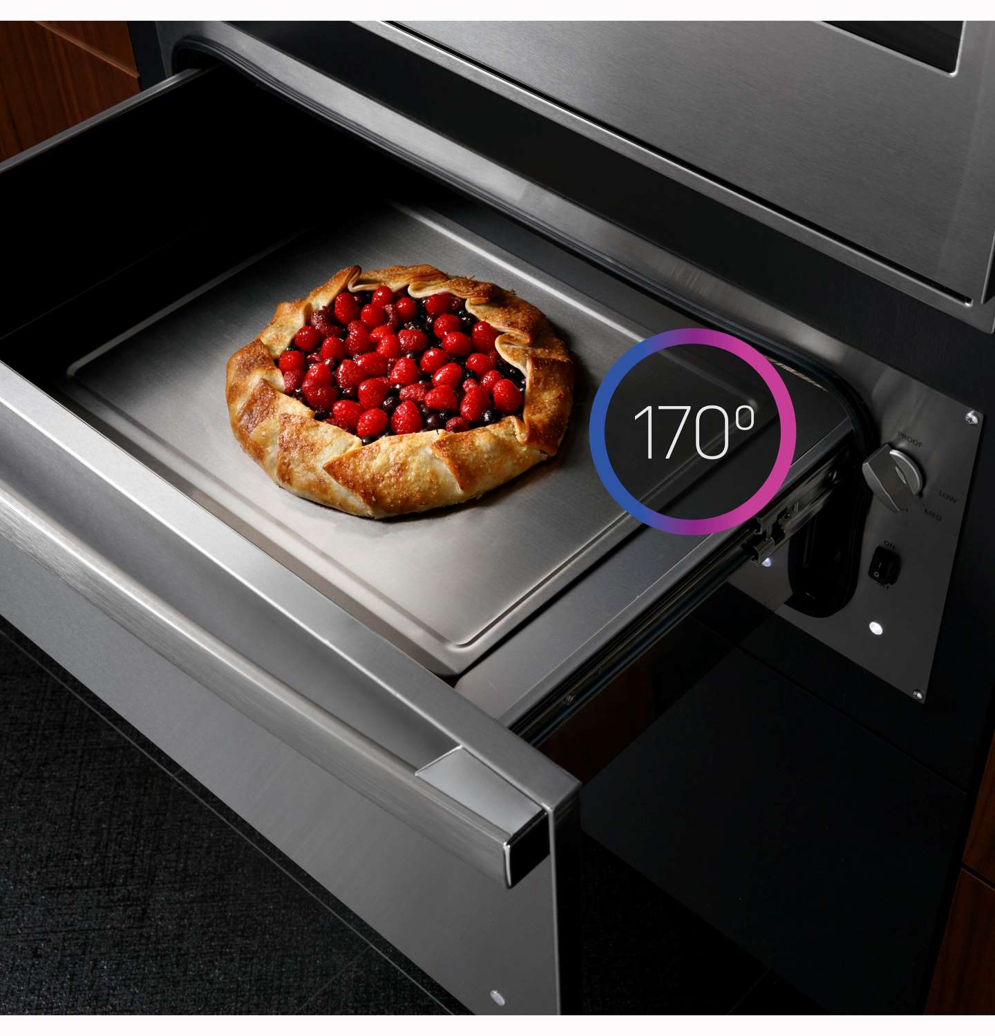GE Profile 30in Stainless Steel Warming Drawer (1.9cu ft)- PTW9000SPSS - Image 10