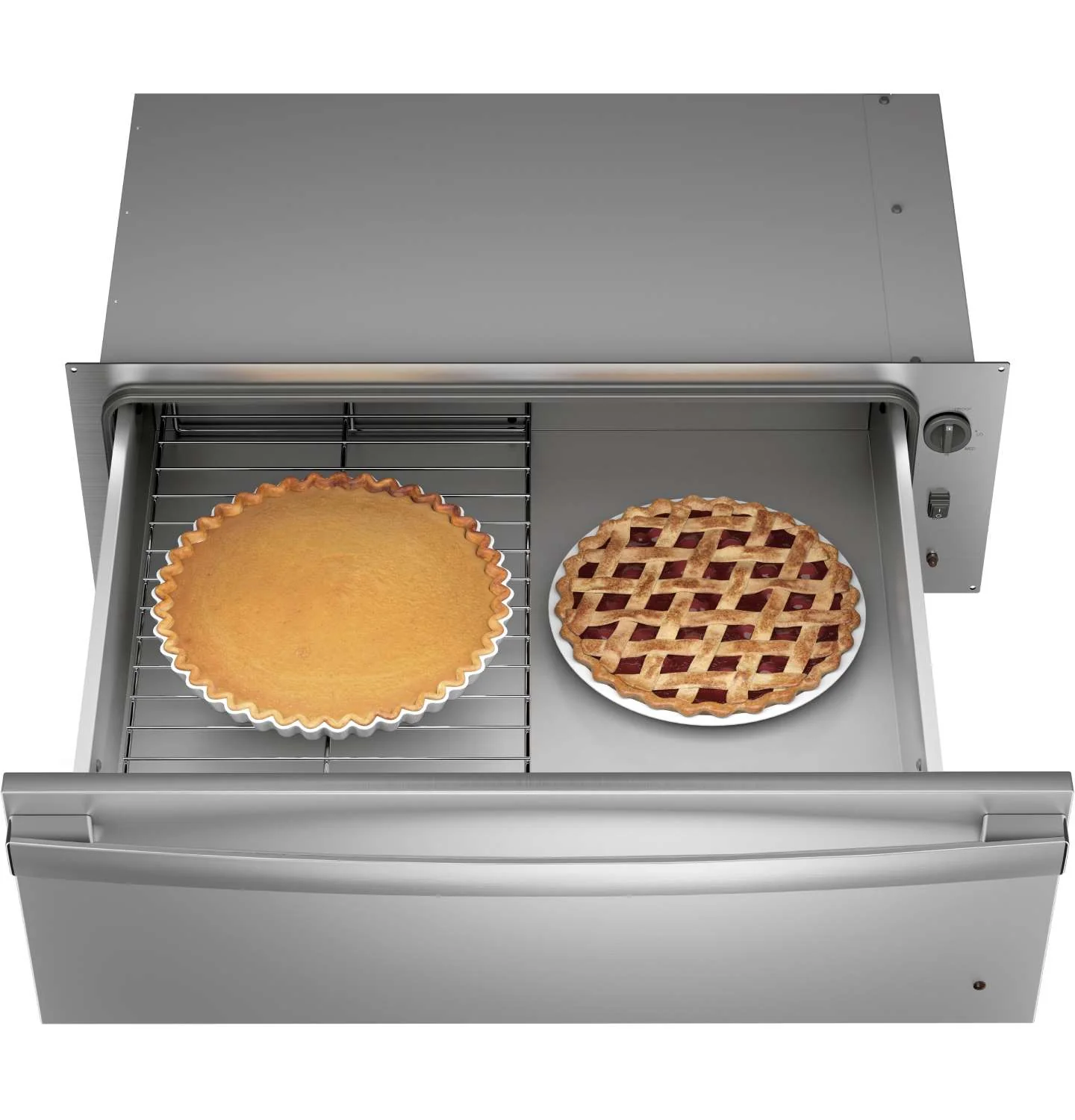 GE Profile 30in Stainless Steel Warming Drawer (1.9cu ft)- PTW9000SPSS - Image 5