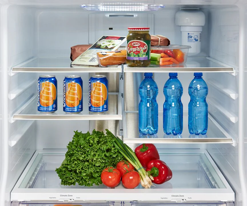 GE Profile 30" 20.8 Cu. Ft. Fingerprint Resistant Stainless French Door Refrigerator - PNE21NYRKFS - Image 5