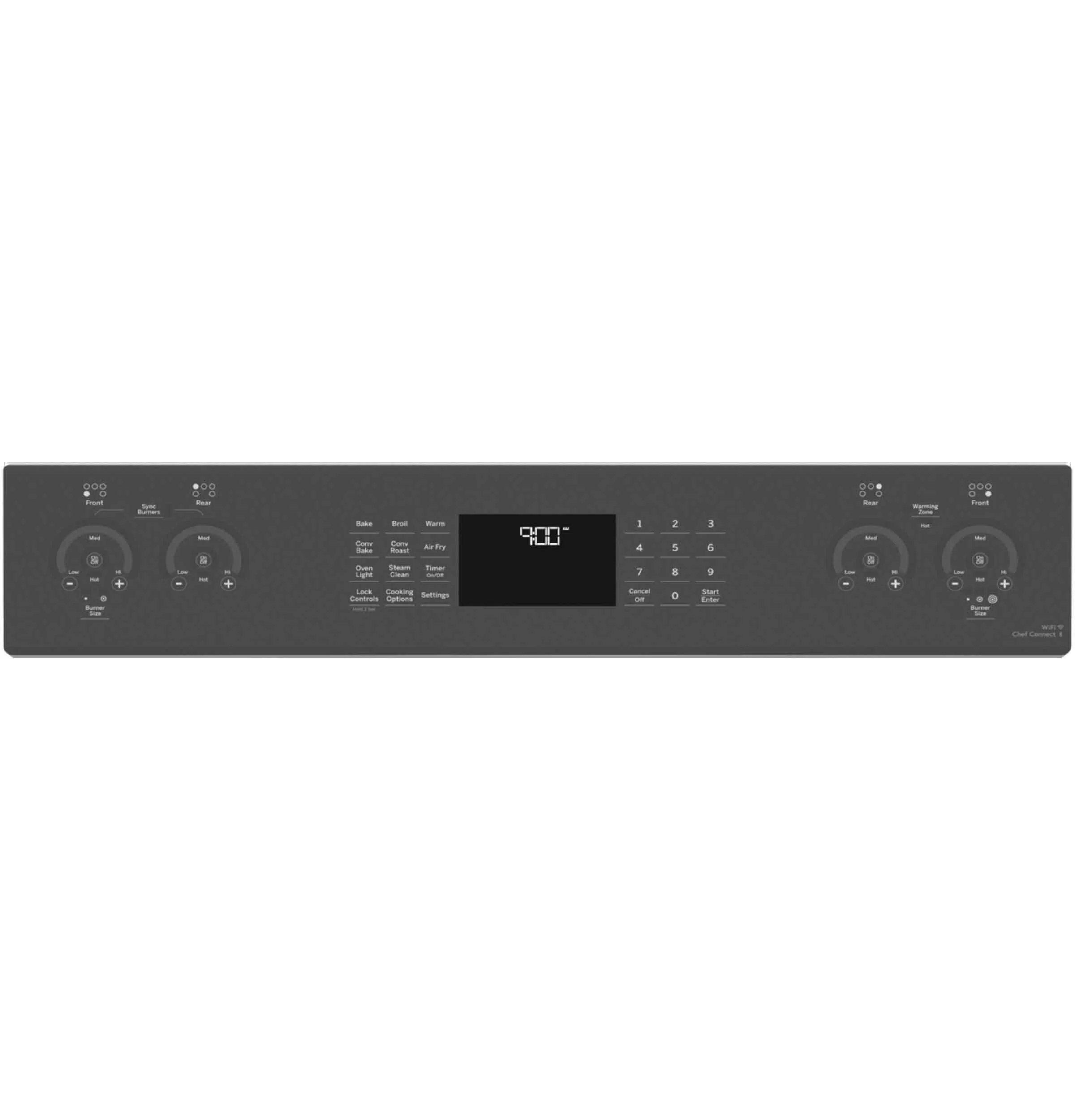 GE Profile Fingerprint Resistant Stainless Steel 30" Slide-In Electric Range with Air Fry (5.3 Cu.Ft) - PSS93YPFS - Image 3