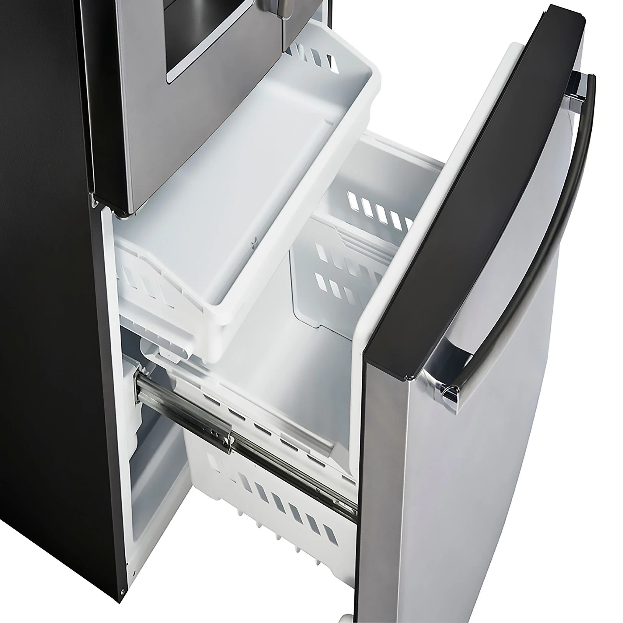 GE Profile 32.75" 17.5 Cu. Ft. Fingerprint Resistant Stainless Steel Counter-Depth French Door Refrigerator - PYE18HYRCFS - Image 6