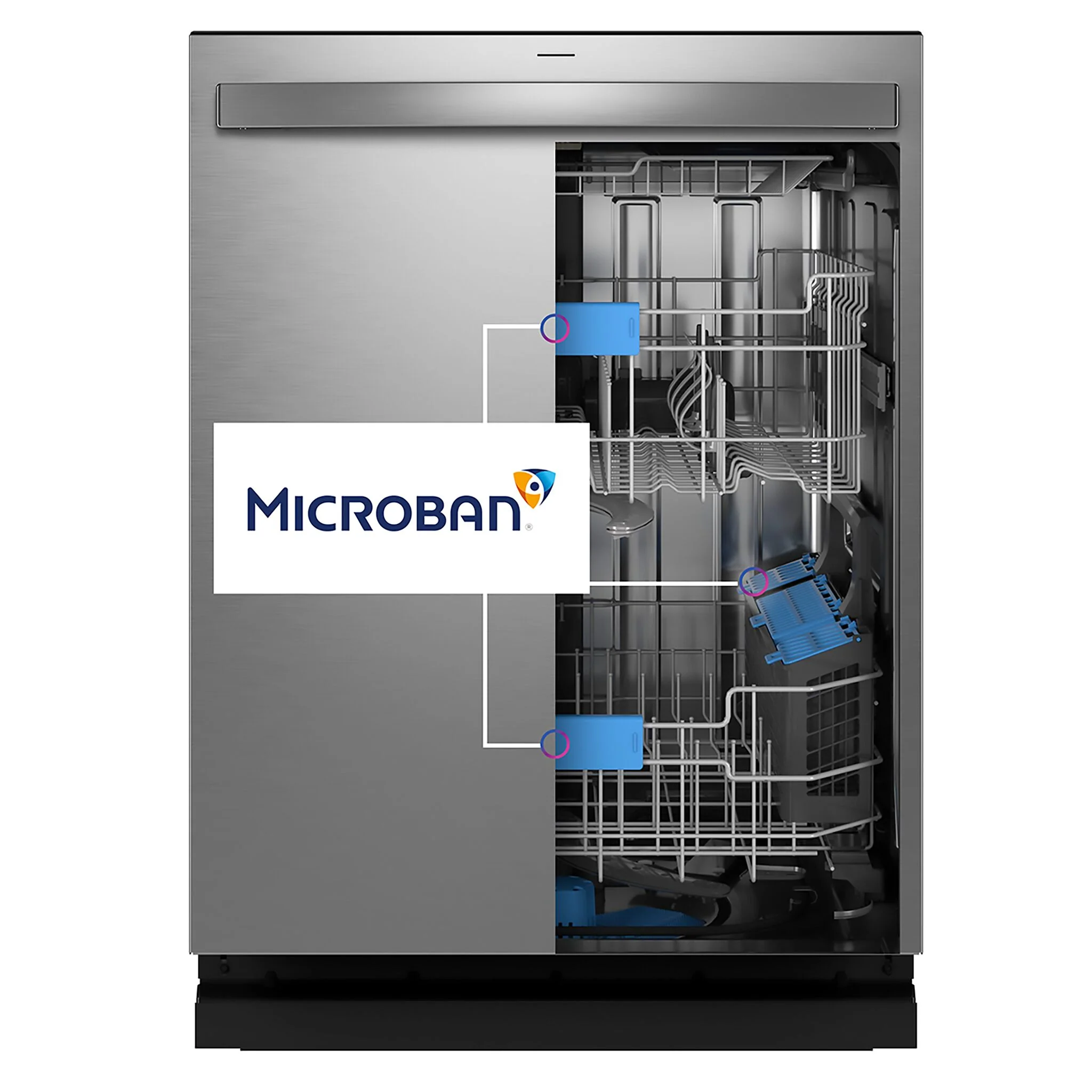 GE Profile Fingerprint Resistant Stainless Steel Dishwasher (45 dBA) - PDT705SYWFS - Image 6