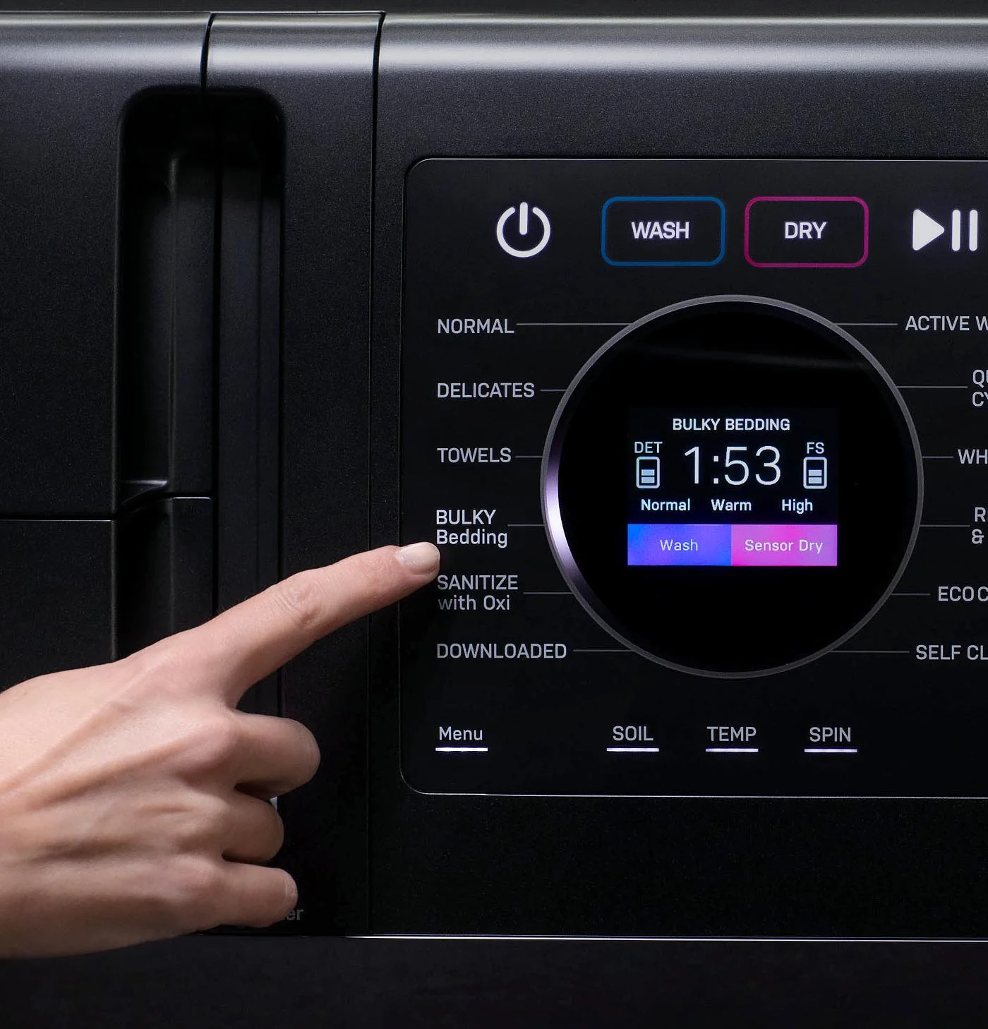 GE Profile Graphite 28" UltraFast All-in-One Washer/Dryer with Ventless Heat Pump (5.5 Cu.Ft.)- PFQ97HSPVDS - Image 10