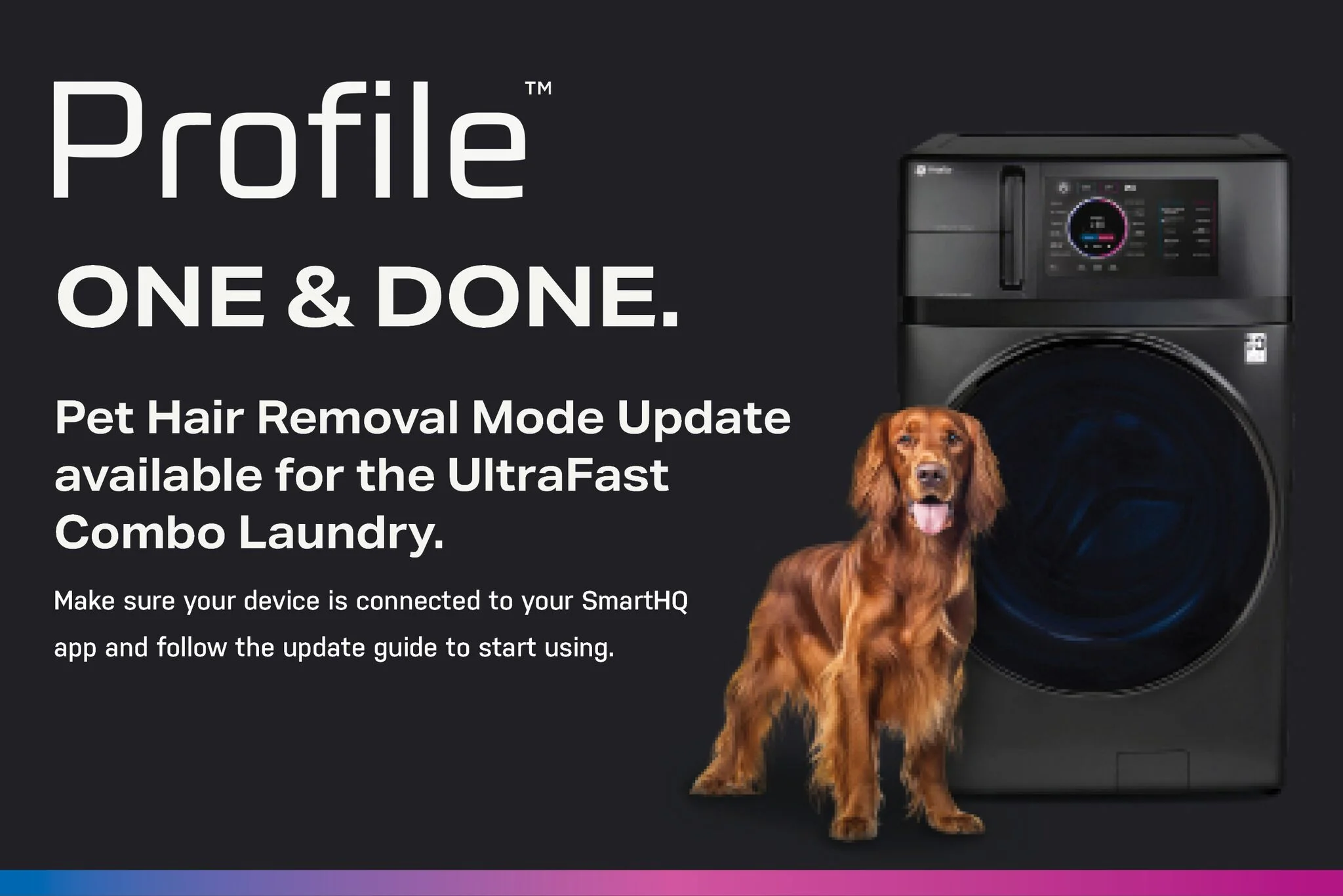 GE Profile Graphite 28" UltraFast All-in-One Washer/Dryer with Ventless Heat Pump (5.5 Cu.Ft.)- PFQ97HSPVDS - Image 8