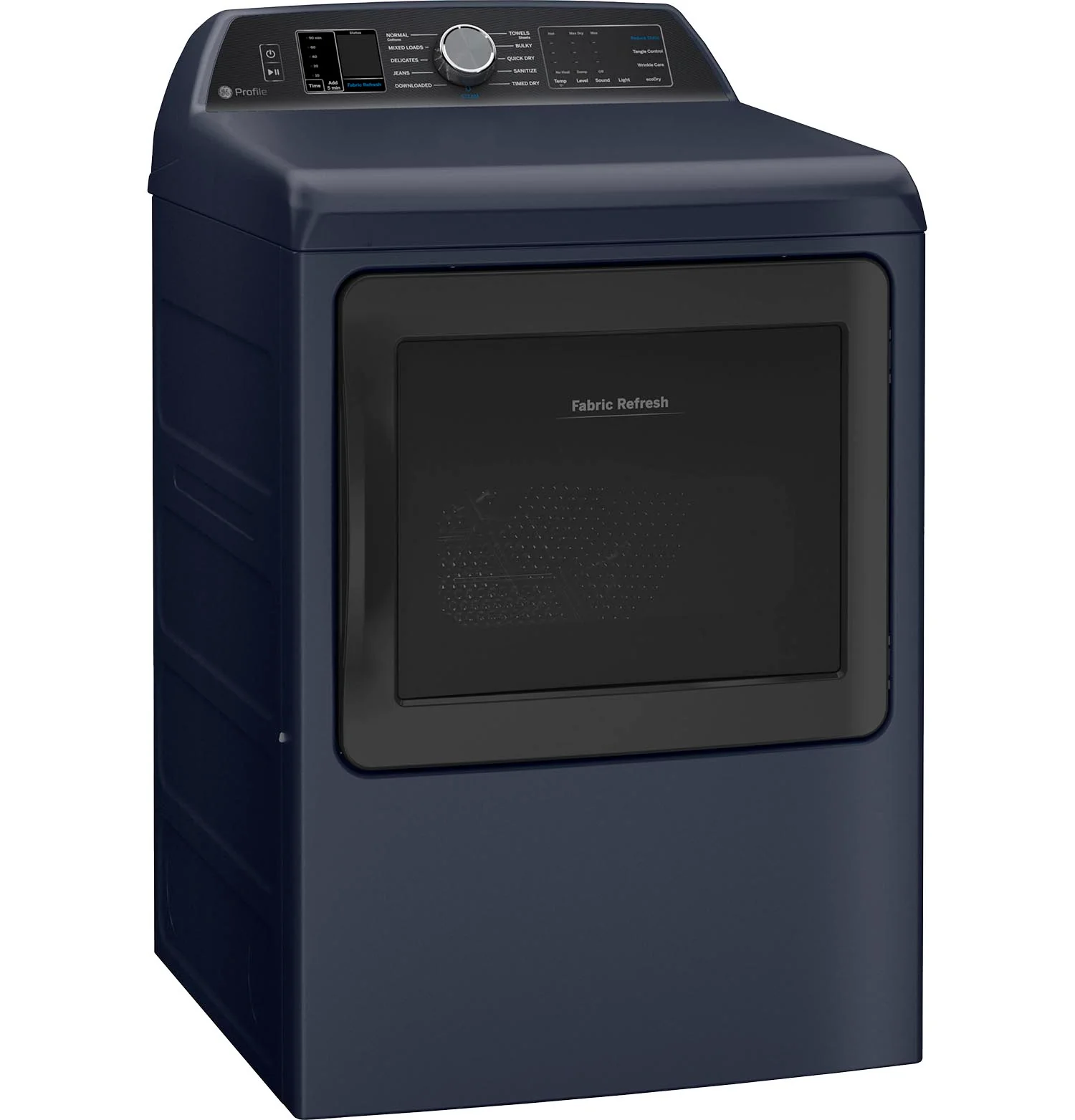 GE Profile Sapphire Blue Smart Electric Dryer with Fabric Refresh (7.3 Cu. Ft)- PTD90EBMTRS - Image 2