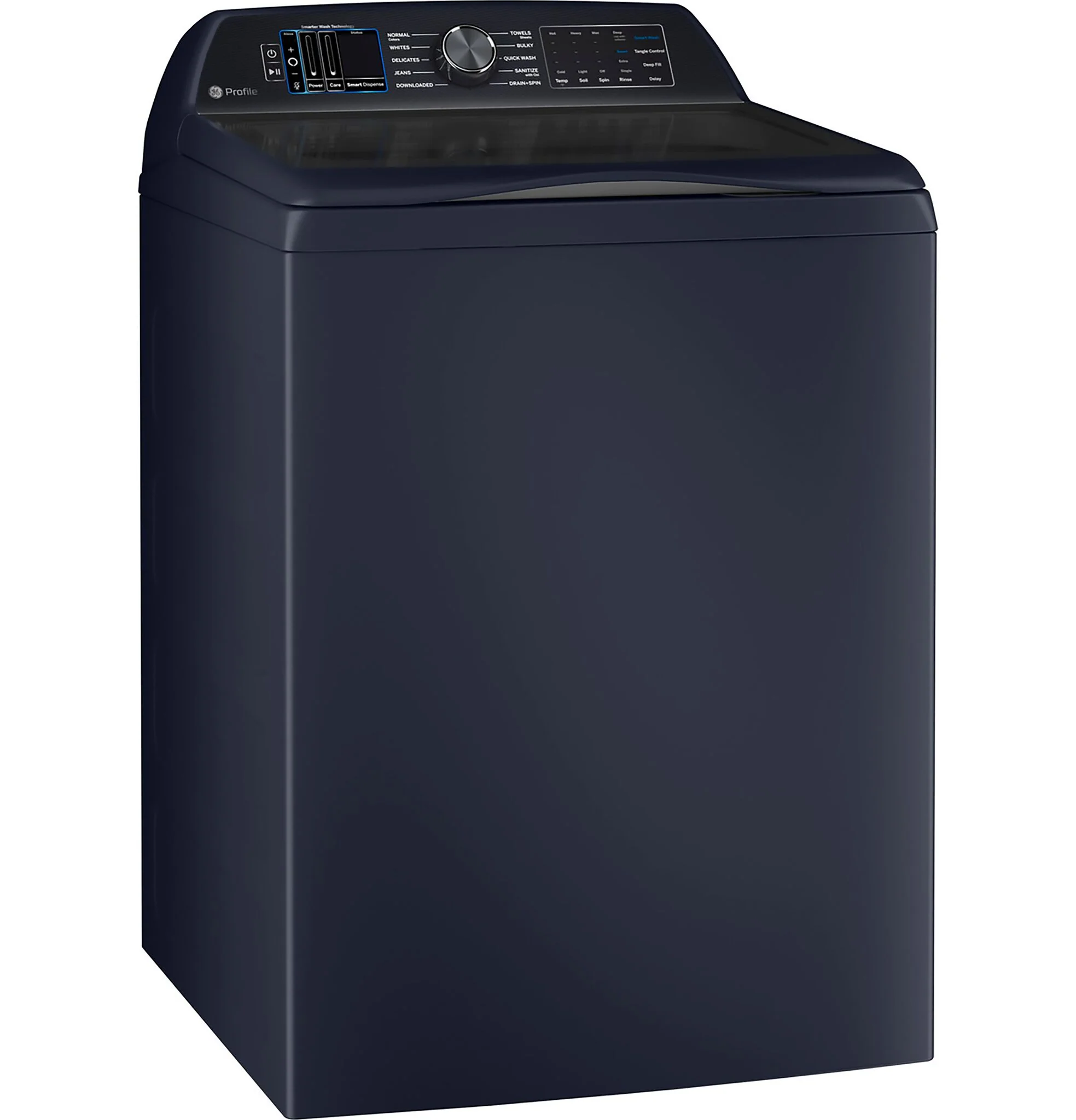 GE Profile Sapphire Blue Top Load IEC Washer with Smarter Wash Technology (6.2 cu. ft.) - PTW800BPWRS - Image 2