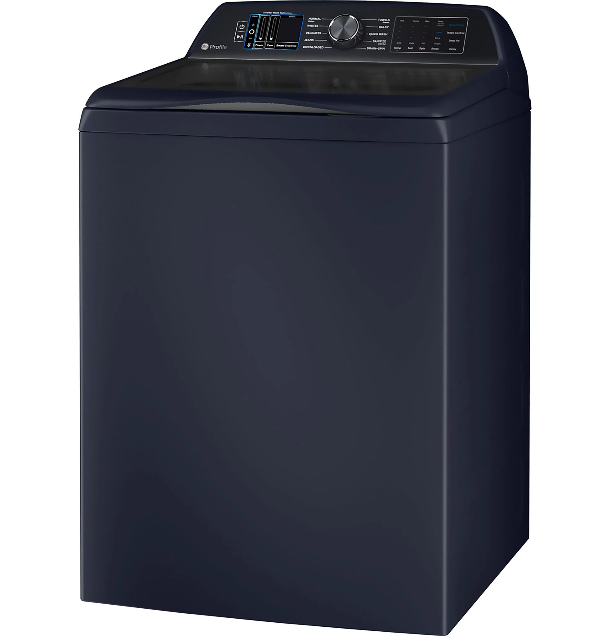 GE Profile Sapphire Blue Top Load IEC Washer with Smarter Wash Technology (6.2 cu. ft.) - PTW800BPWRS - Image 3