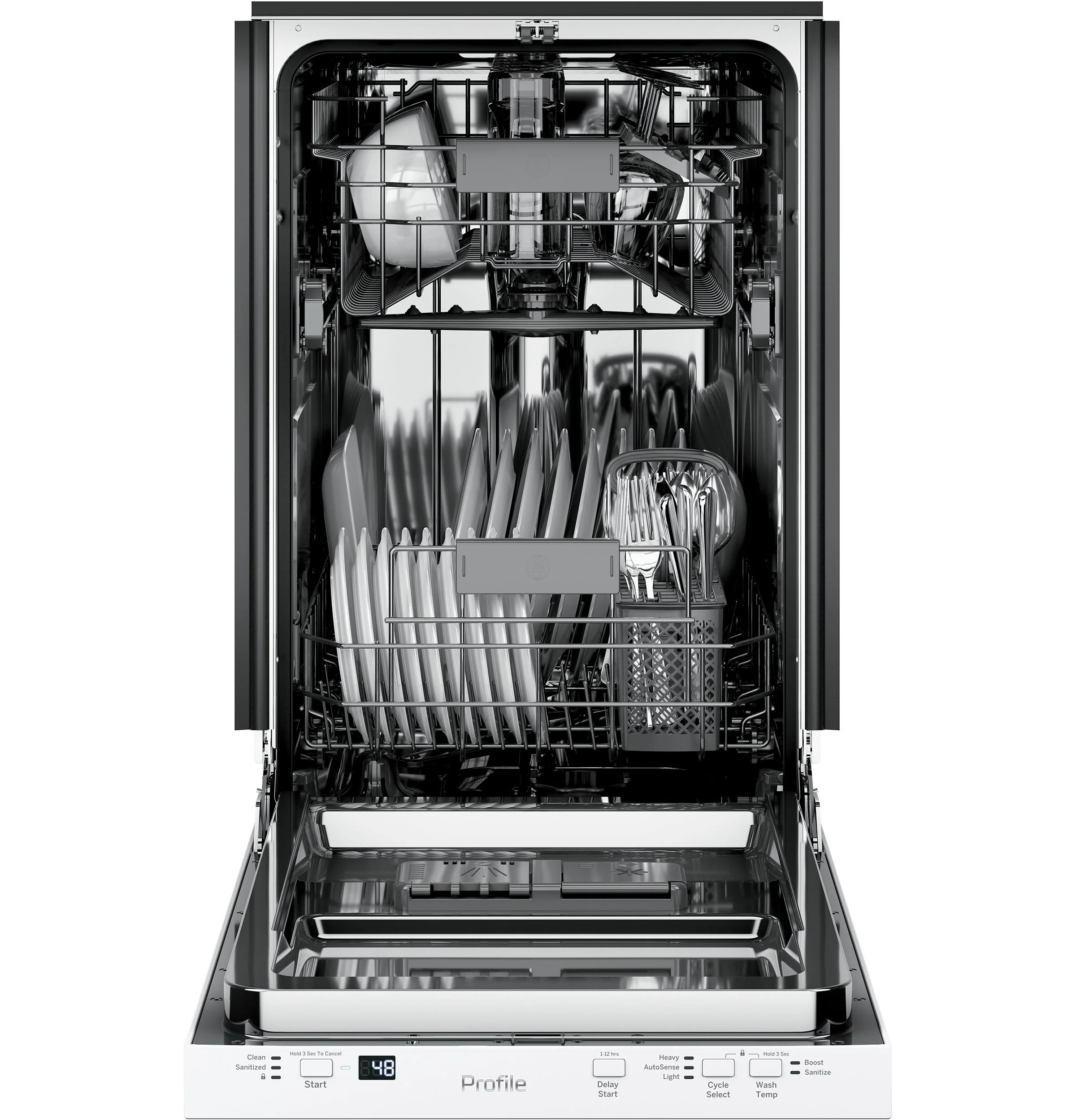 GE Profile Series Stainless Steel 18" Dishwasher- PDT145SSLSS - Image 4