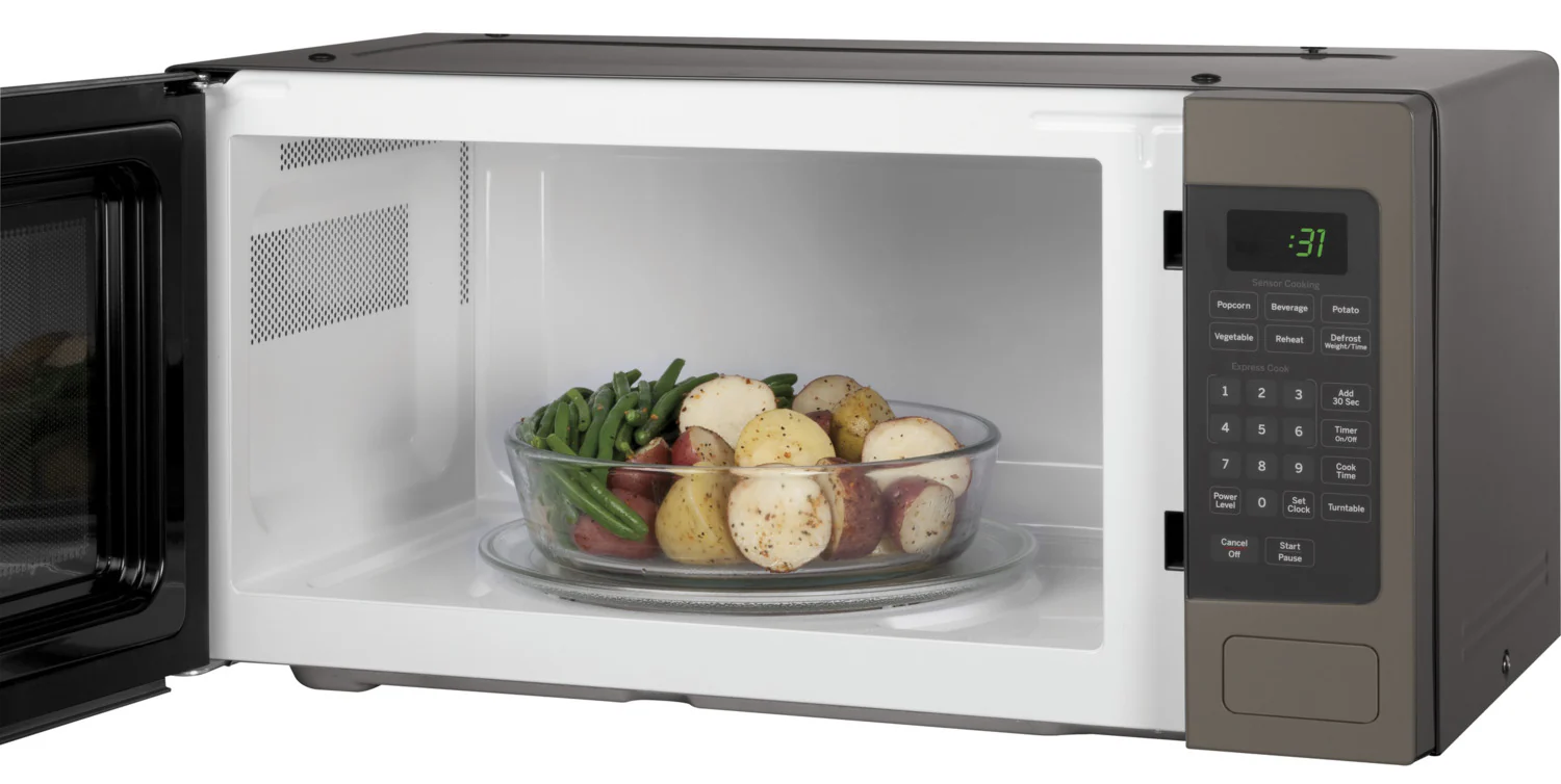 GE Profile Slate Countertop Microwave (1.1 Cu. Ft.) - PEM10SLFC - Image 3
