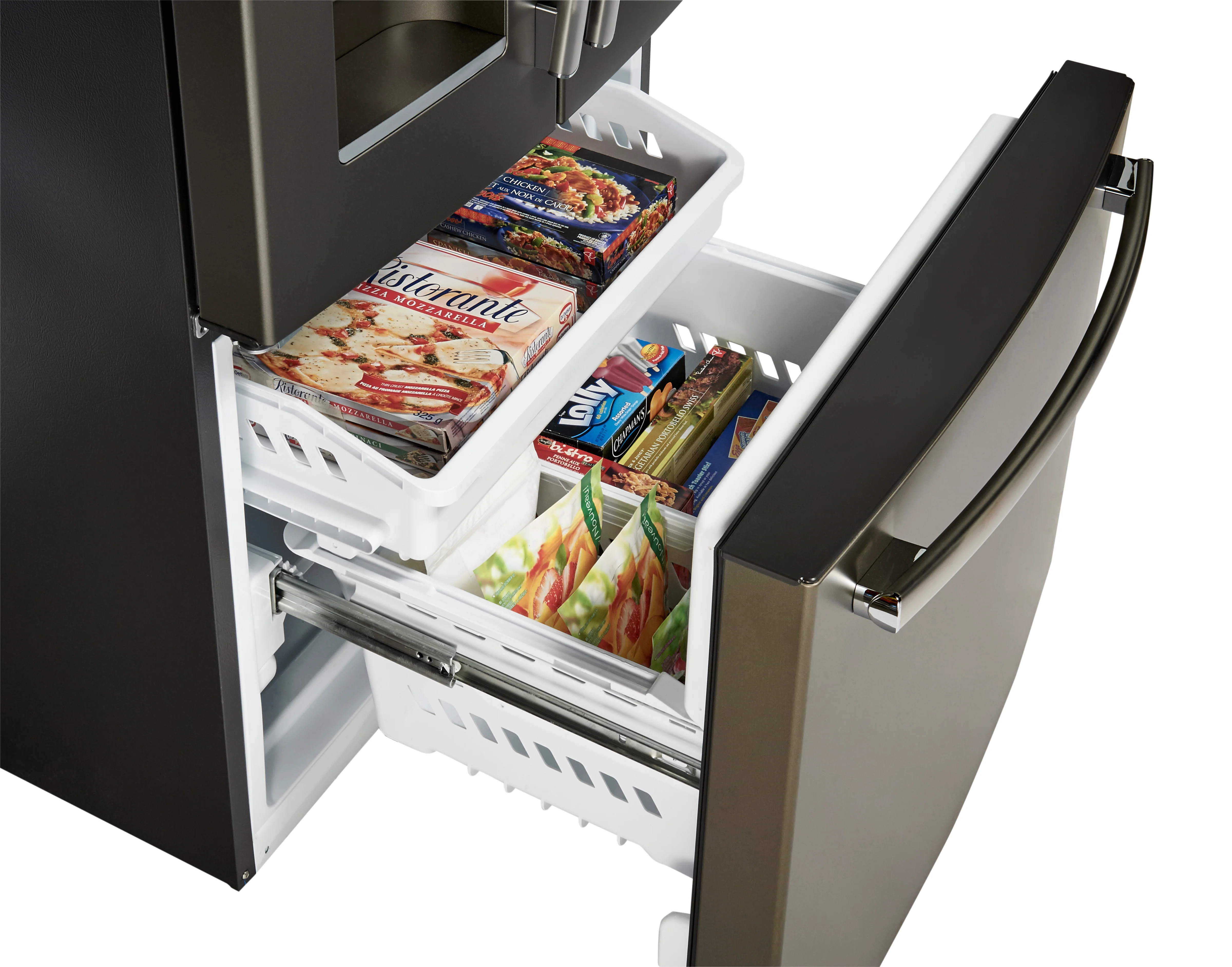GE Profile Slate French Door Refrigerator (23.8 Cu. Ft.) - PFE24HMLKES - Image 5