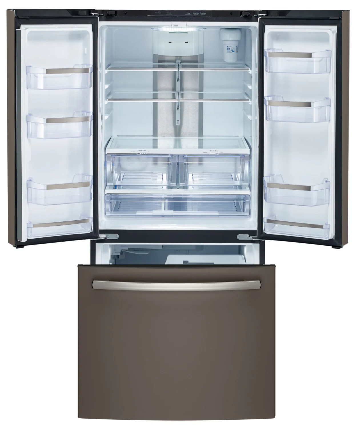 GE Profile Slate French Door Refrigerator (24.8 Cu. Ft.) - PNE25NMLKES - Image 2